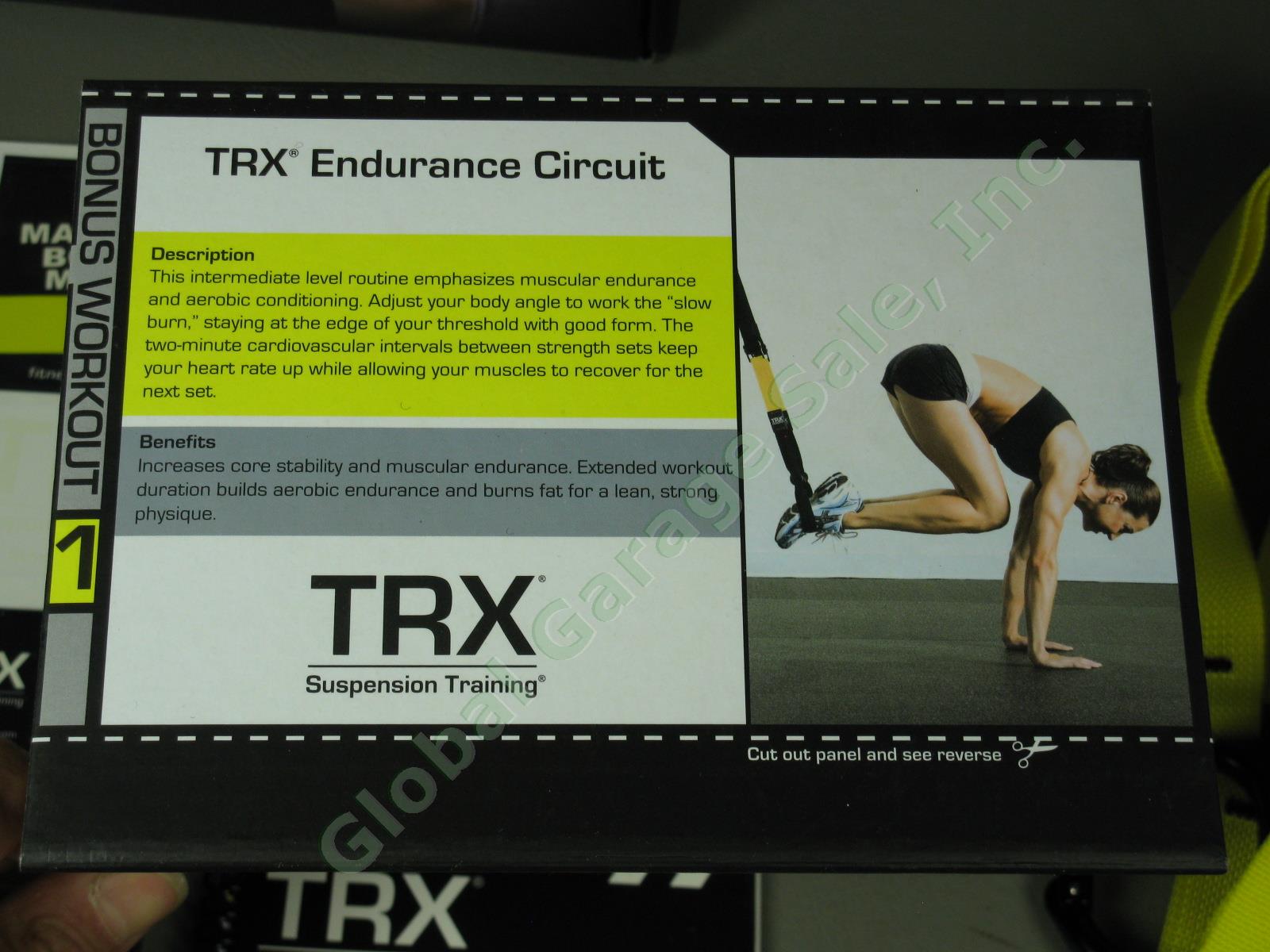 TRX Pro Pack Suspension Trainer W/ DVDs + Door Anchor Mint Condition No Reserve! 5