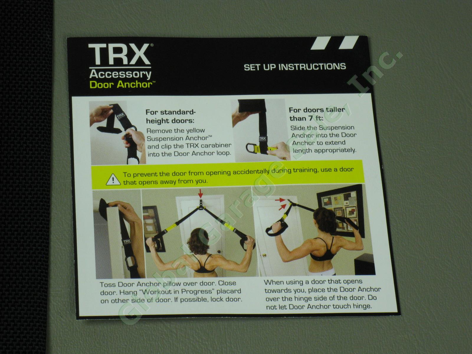 TRX Pro Pack Suspension Trainer W/ DVDs + Door Anchor Mint Condition No Reserve! 7