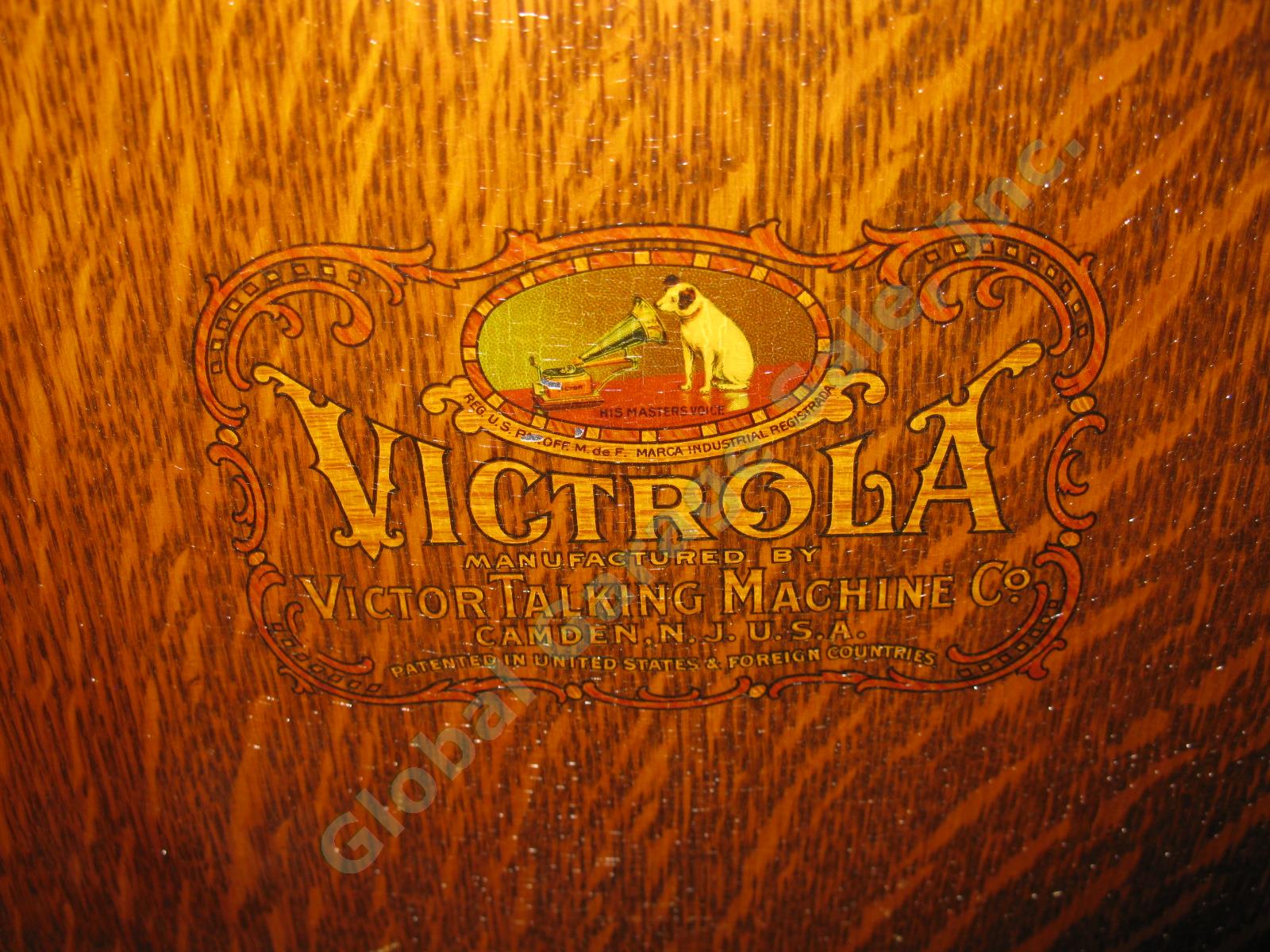 Victor Talking Machine Windup Tabletop Phonograph Victrola Exhibition Reproducer 2