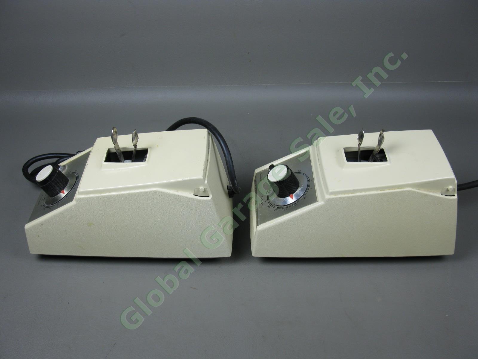 2x Crescent WIG-L-BUG SC-40 Dental Amalgamator Mixer Shakers Lot No Covers Lids 1