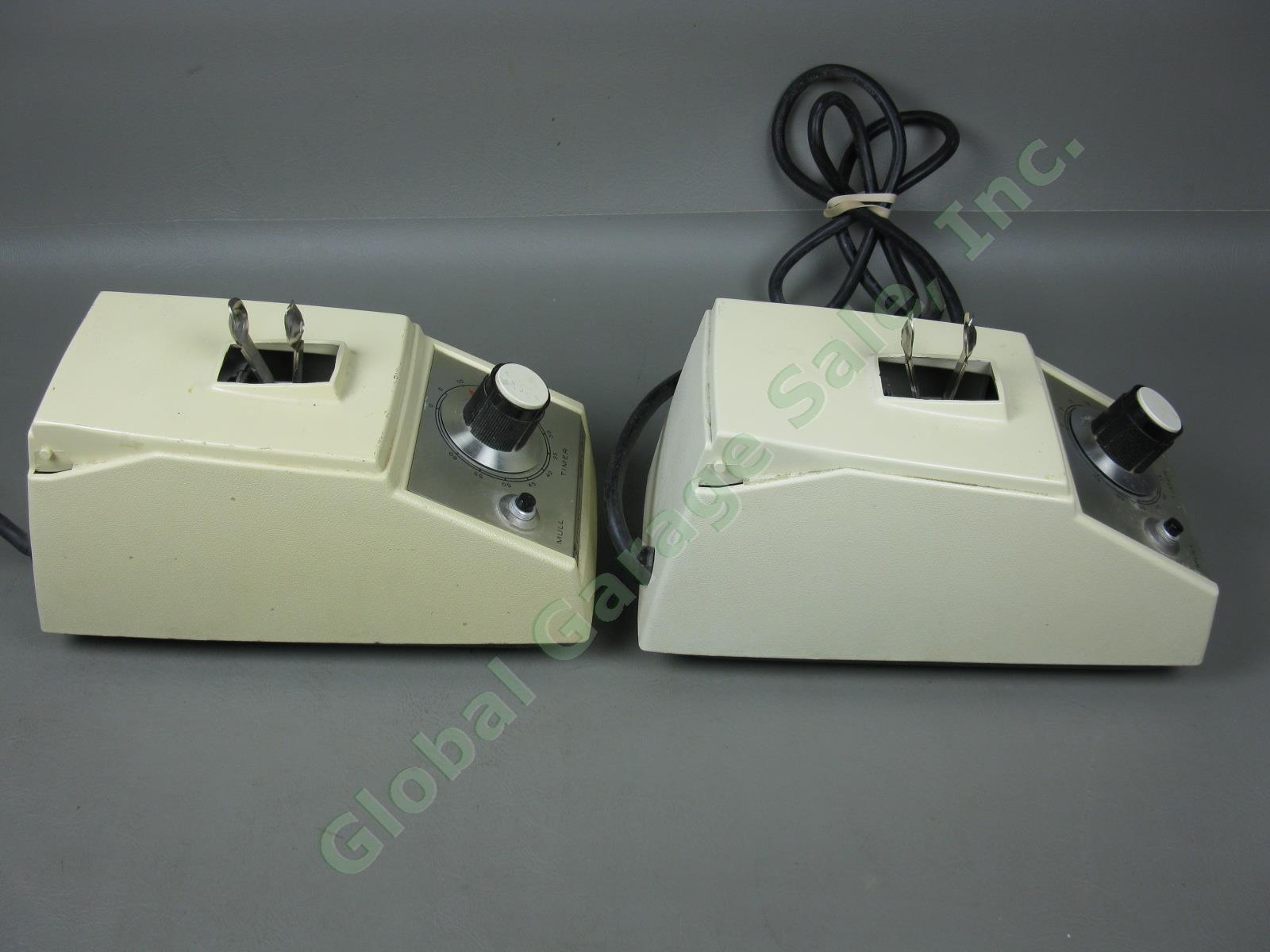 2x Crescent WIG-L-BUG SC-40 Dental Amalgamator Mixer Shakers Lot No Covers Lids 3