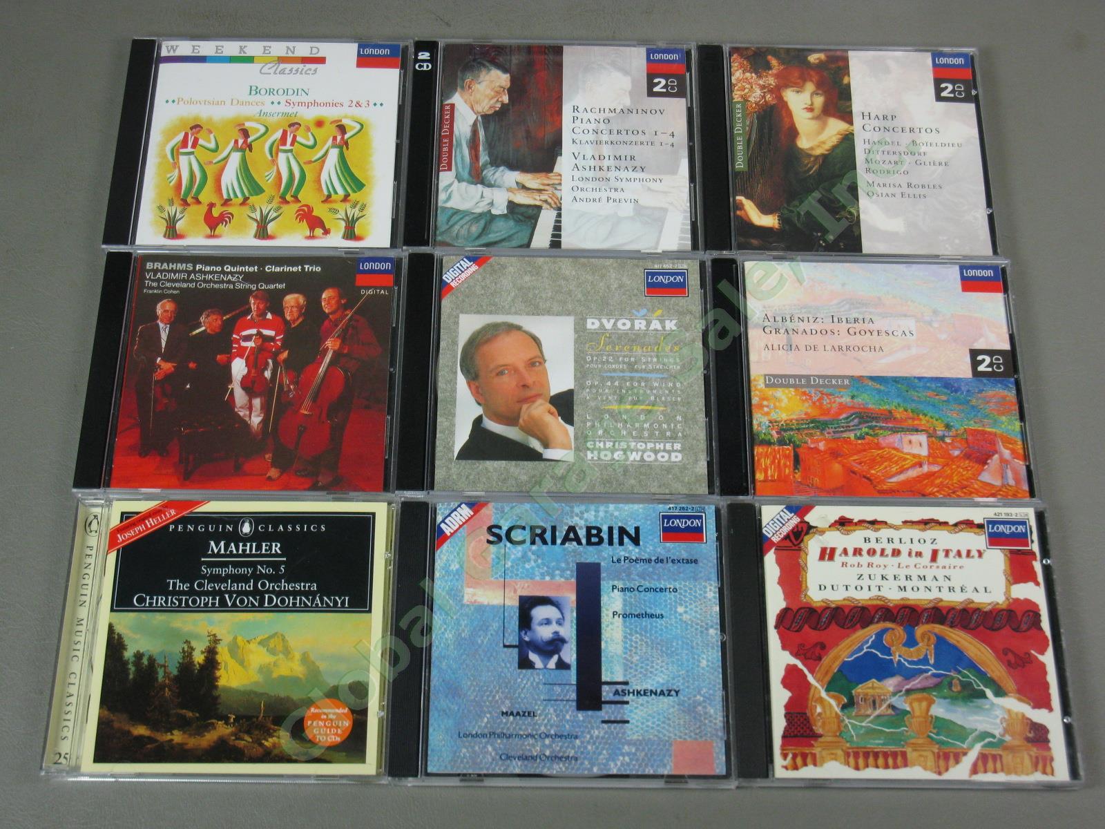 Huge Decca London Classical Music CD Lot 42 Discs Mozart Bach Brahms Vivaldi NR! 4