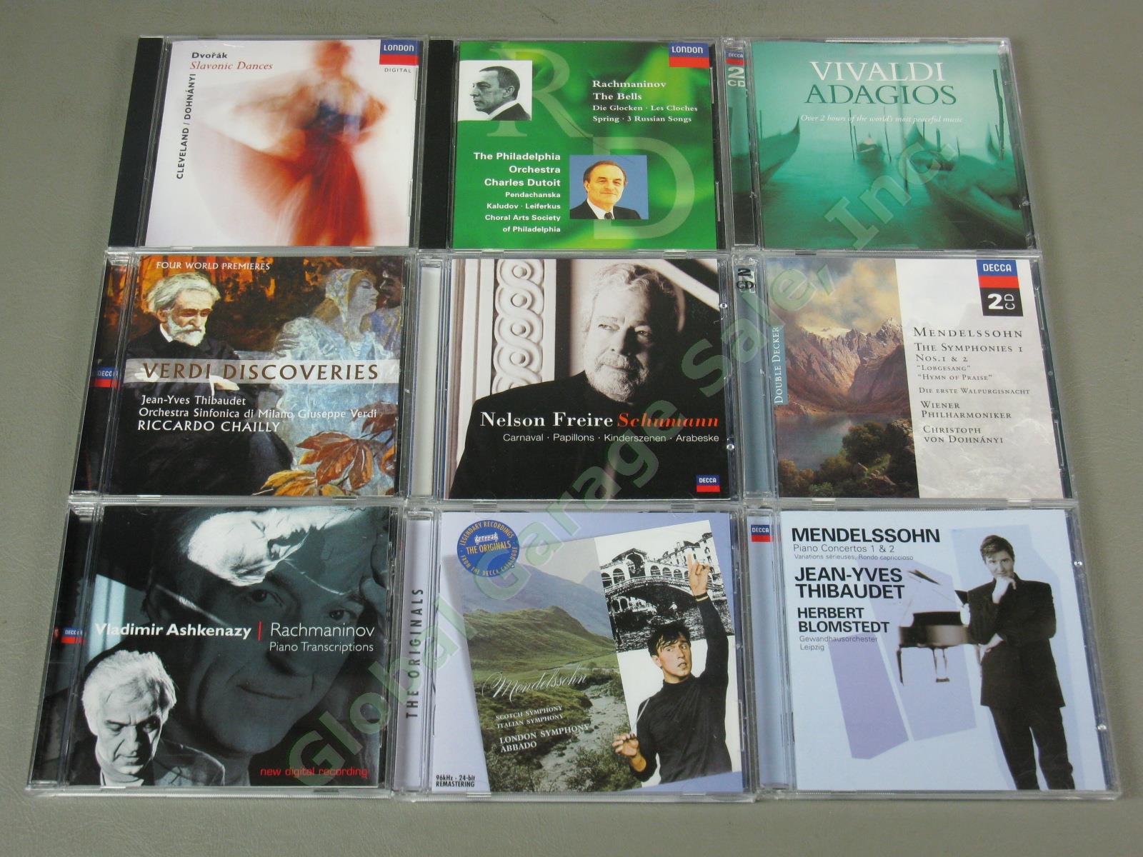 Huge Decca London Classical Music CD Lot 42 Discs Mozart Bach Brahms Vivaldi NR! 5