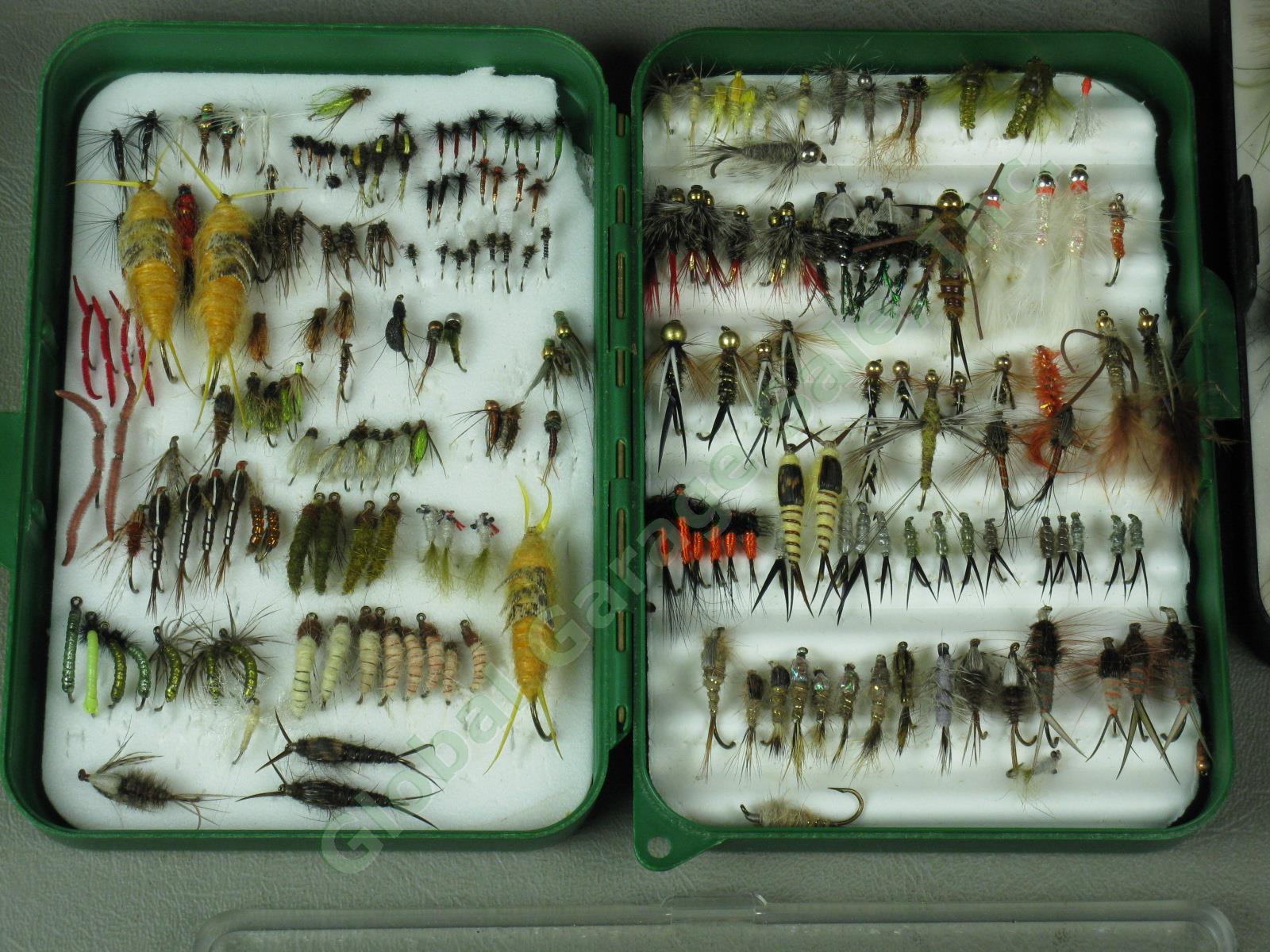 HUGE Lot 700+/- Fly Fishing Flies Trout Wet Dry Caddis Nymph w/ Cabelas Bag NR! 1