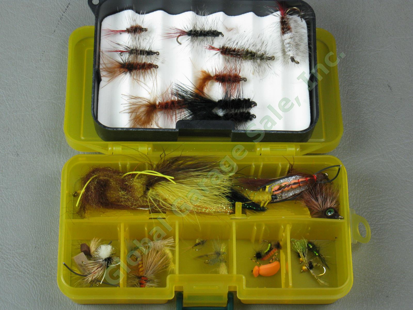 HUGE Lot 700+/- Fly Fishing Flies Trout Wet Dry Caddis Nymph w/ Cabelas Bag NR! 8