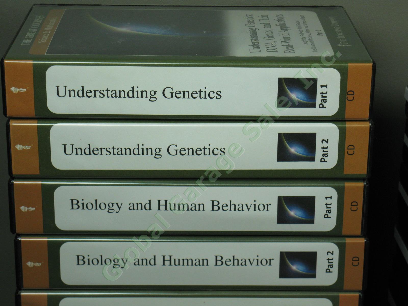 Teaching Company Great Courses DVD/CD Lot Science Genetics Nutrition Biology NR! 1