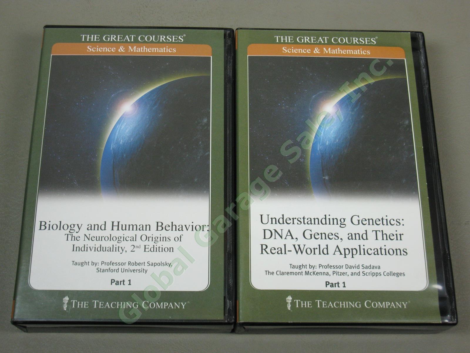 Teaching Company Great Courses DVD/CD Lot Science Genetics Nutrition Biology NR! 2