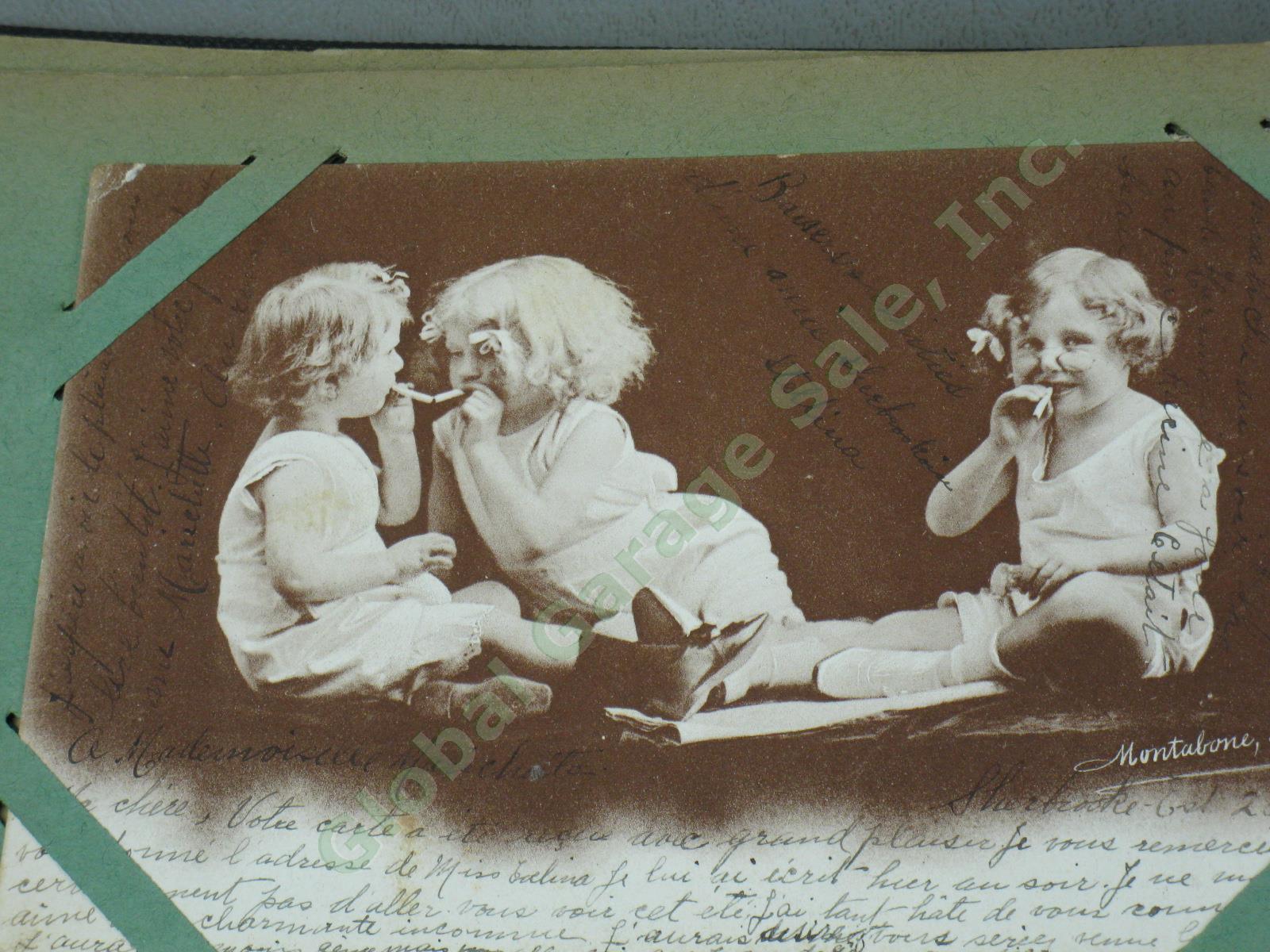 291 Vtg Antique 1900s Postcard Collection Album RPPC Real Photo Lot + 1905-1917? 9