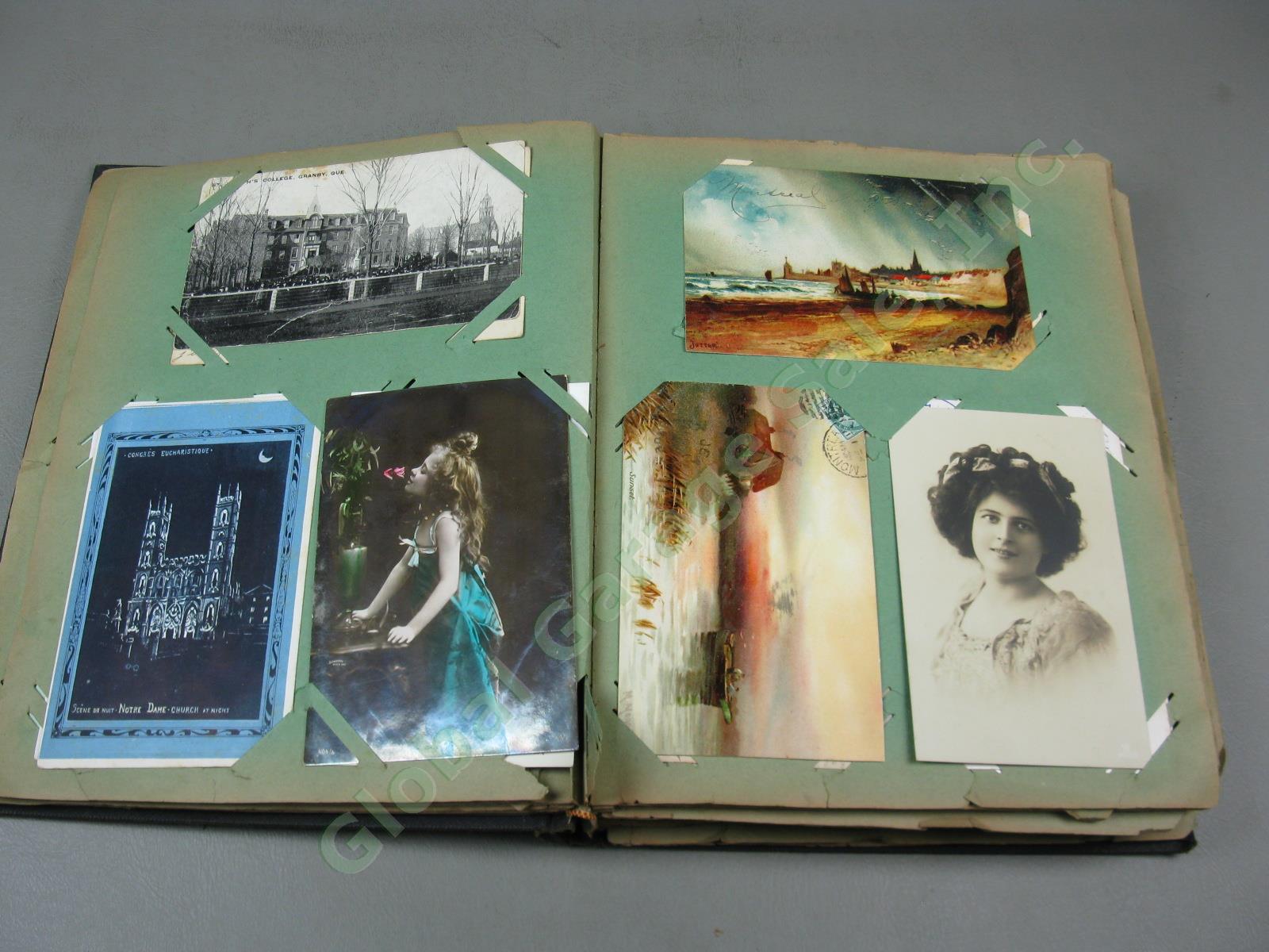 291 Vtg Antique 1900s Postcard Collection Album RPPC Real Photo Lot + 1905-1917? 15