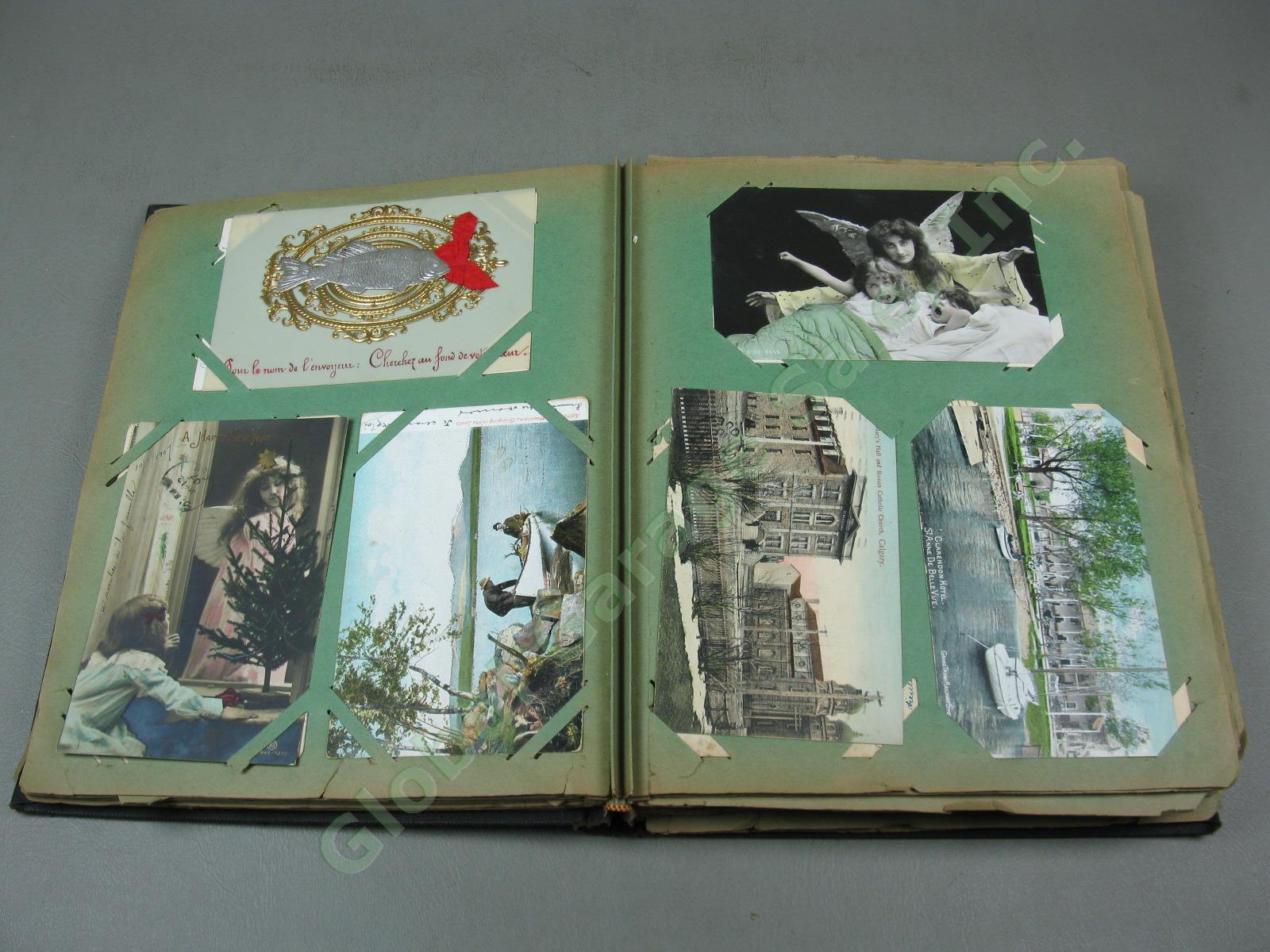 291 Vtg Antique 1900s Postcard Collection Album RPPC Real Photo Lot + 1905-1917? 18