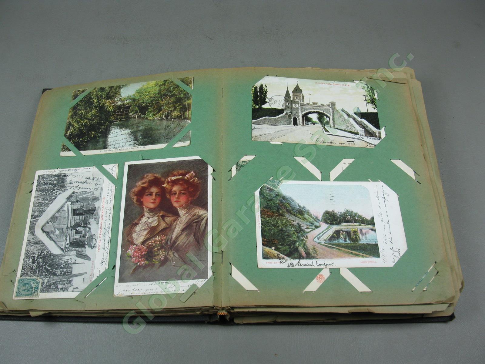 291 Vtg Antique 1900s Postcard Collection Album RPPC Real Photo Lot + 1905-1917? 20