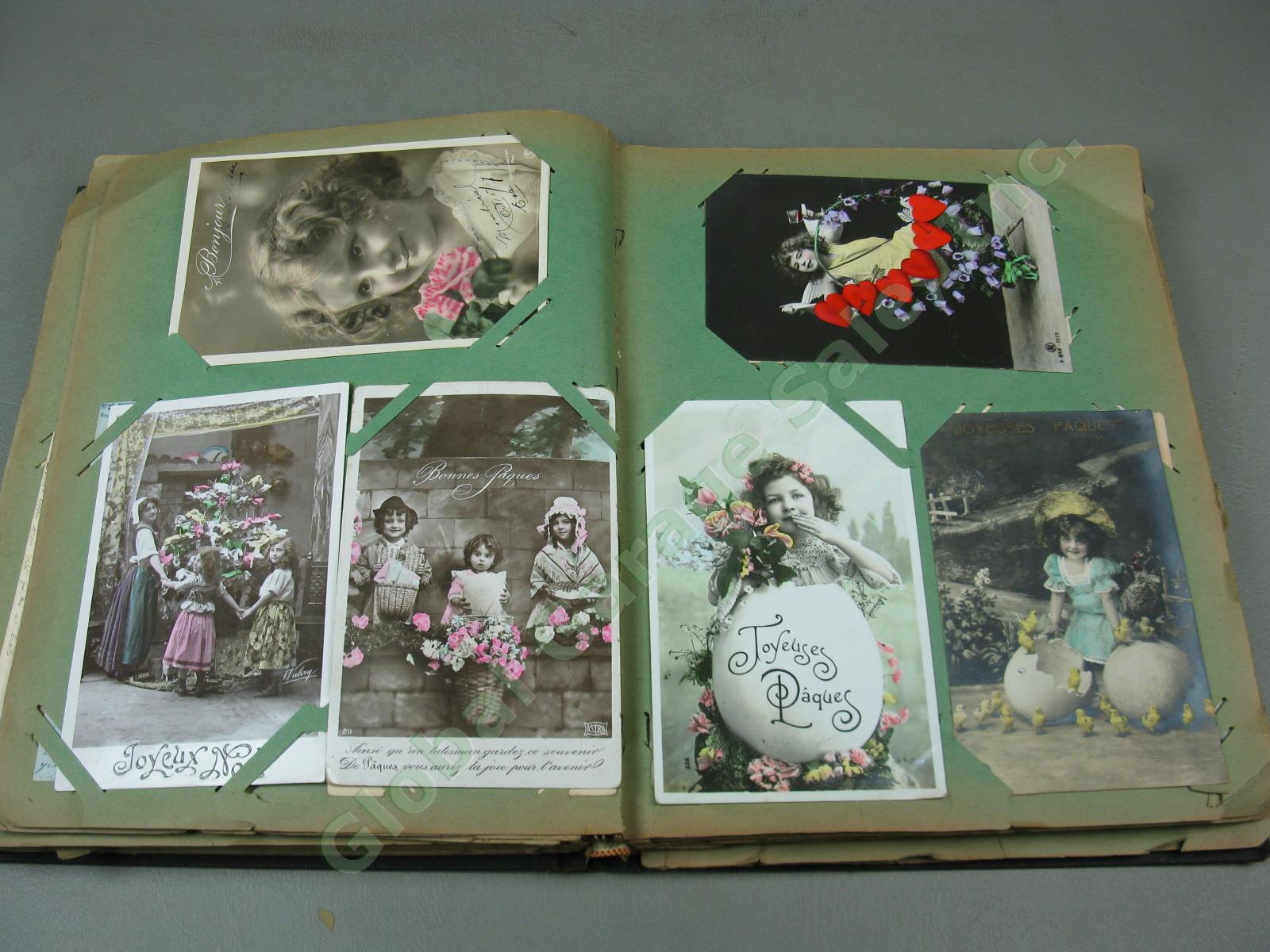 291 Vtg Antique 1900s Postcard Collection Album RPPC Real Photo Lot + 1905-1917? 35