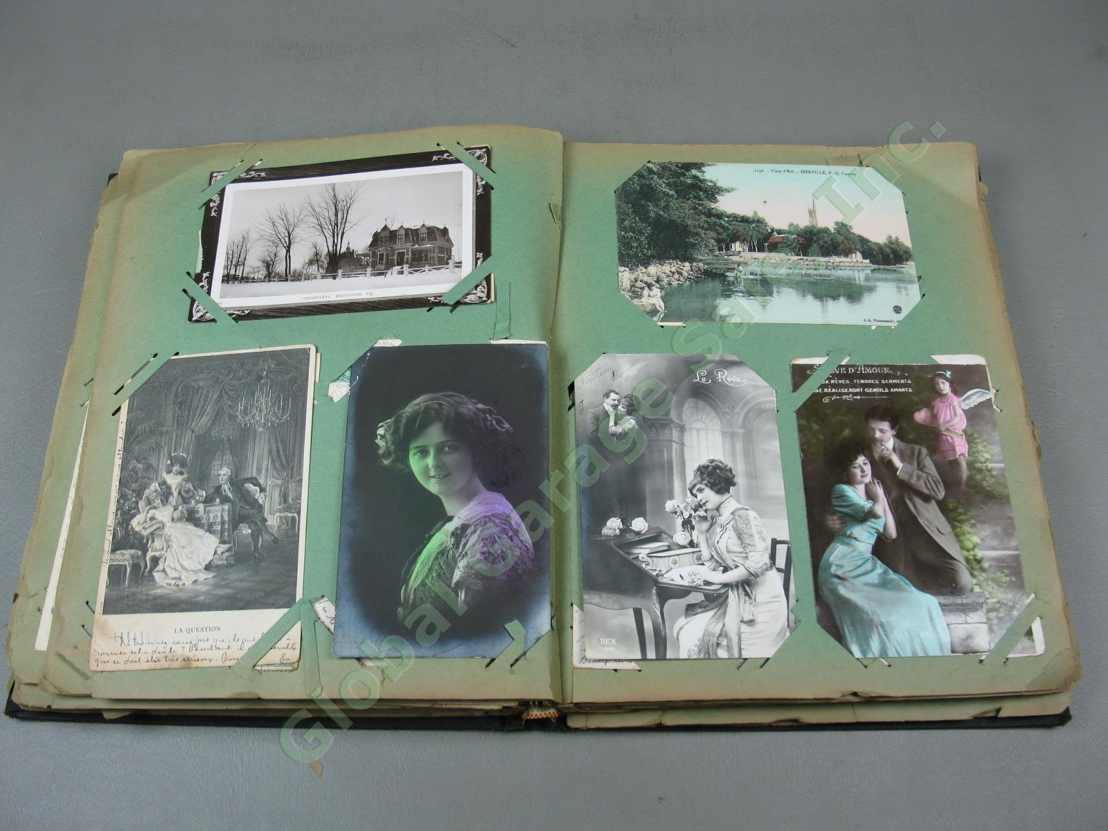 291 Vtg Antique 1900s Postcard Collection Album RPPC Real Photo Lot + 1905-1917? 36