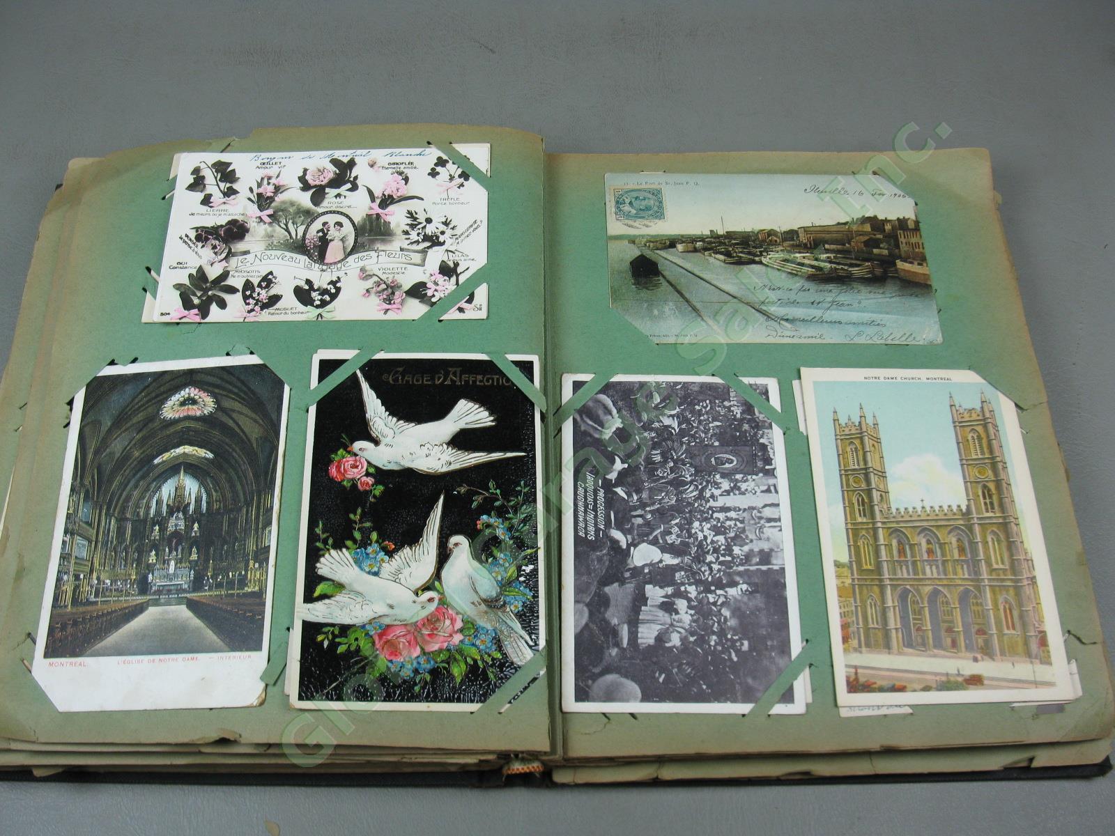 291 Vtg Antique 1900s Postcard Collection Album RPPC Real Photo Lot + 1905-1917? 37