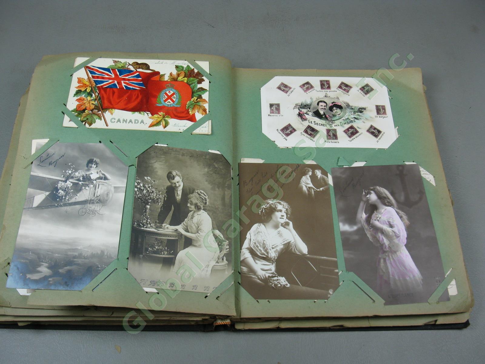 291 Vtg Antique 1900s Postcard Collection Album RPPC Real Photo Lot + 1905-1917? 38