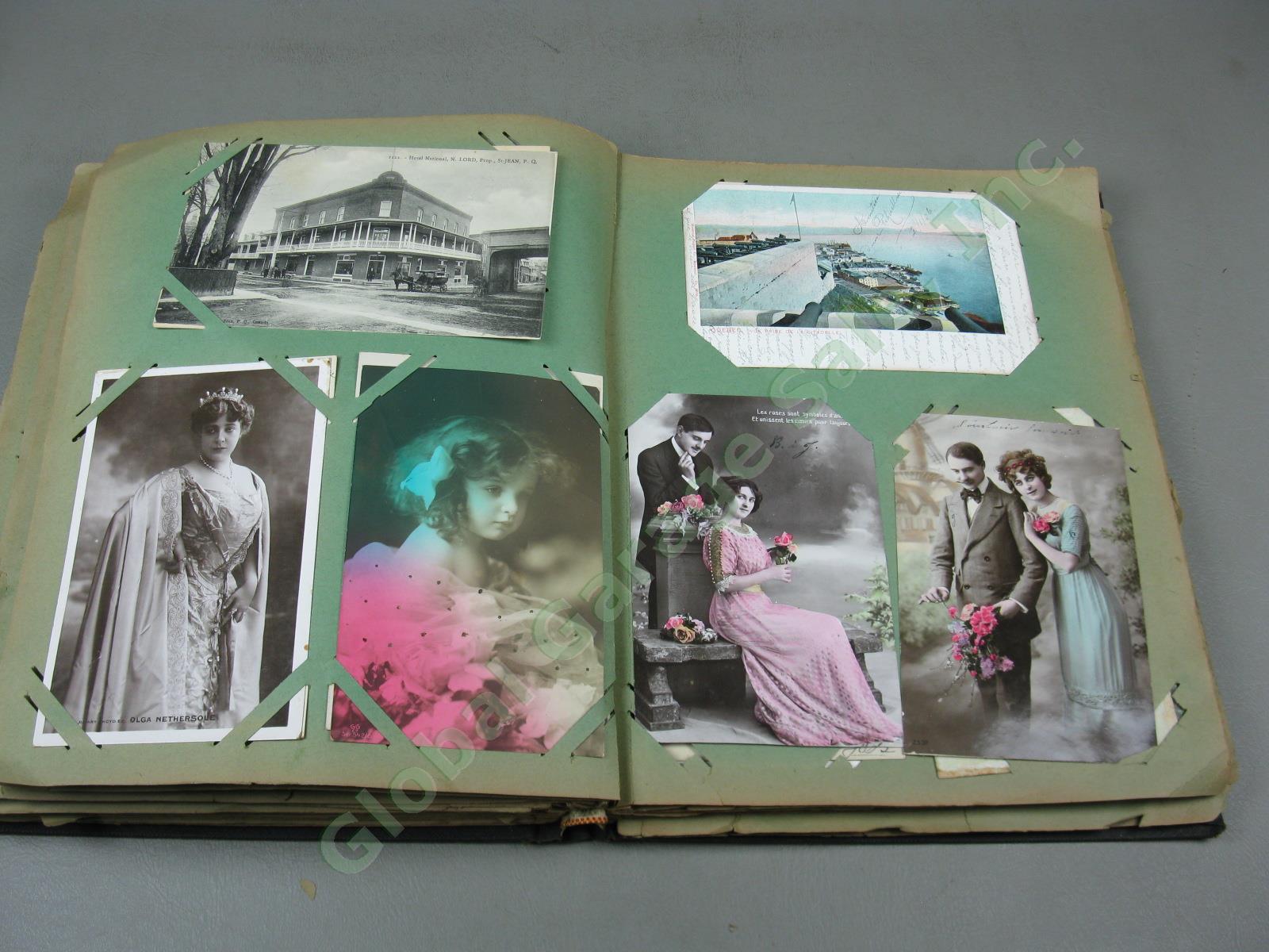 291 Vtg Antique 1900s Postcard Collection Album RPPC Real Photo Lot + 1905-1917? 40
