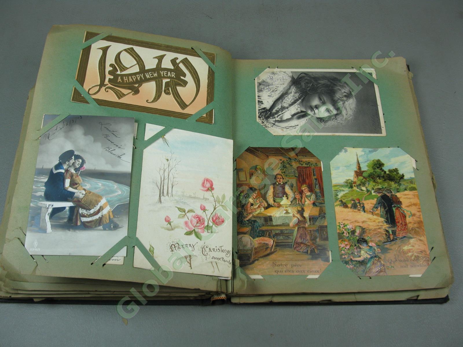 291 Vtg Antique 1900s Postcard Collection Album RPPC Real Photo Lot + 1905-1917? 45