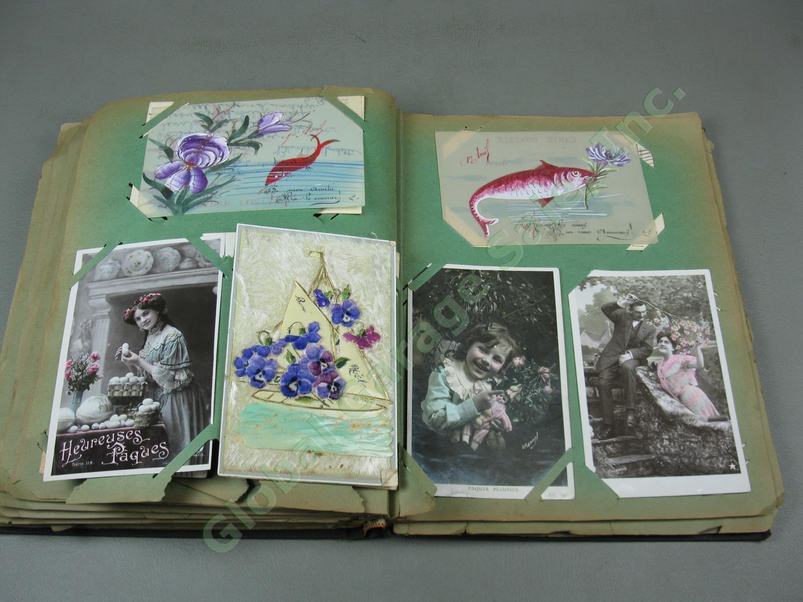 291 Vtg Antique 1900s Postcard Collection Album RPPC Real Photo Lot + 1905-1917? 48