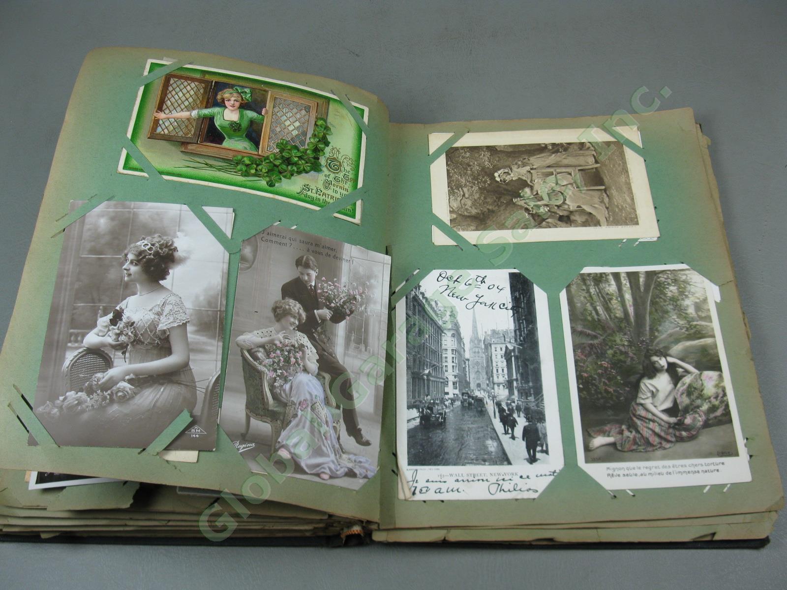 291 Vtg Antique 1900s Postcard Collection Album RPPC Real Photo Lot + 1905-1917? 49
