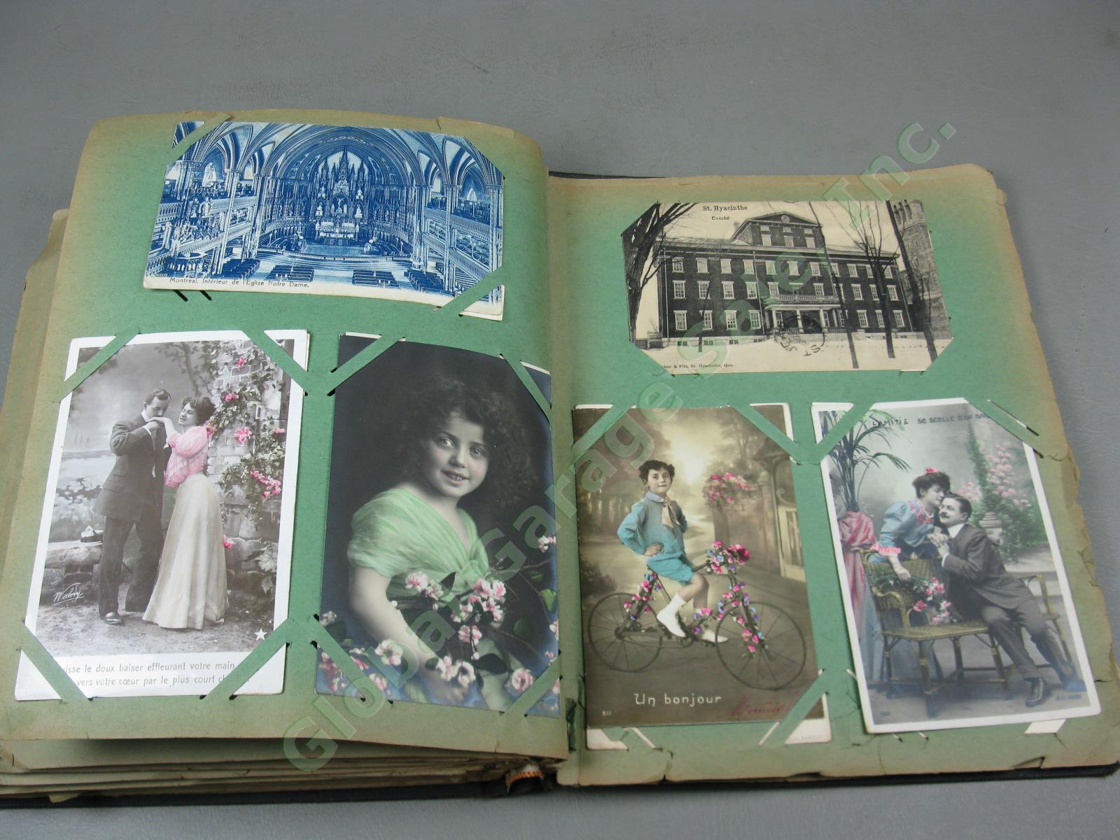 291 Vtg Antique 1900s Postcard Collection Album RPPC Real Photo Lot + 1905-1917? 52