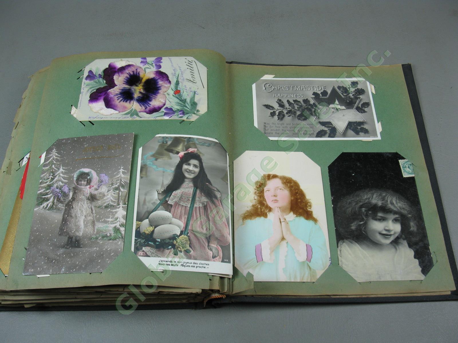 291 Vtg Antique 1900s Postcard Collection Album RPPC Real Photo Lot + 1905-1917? 57