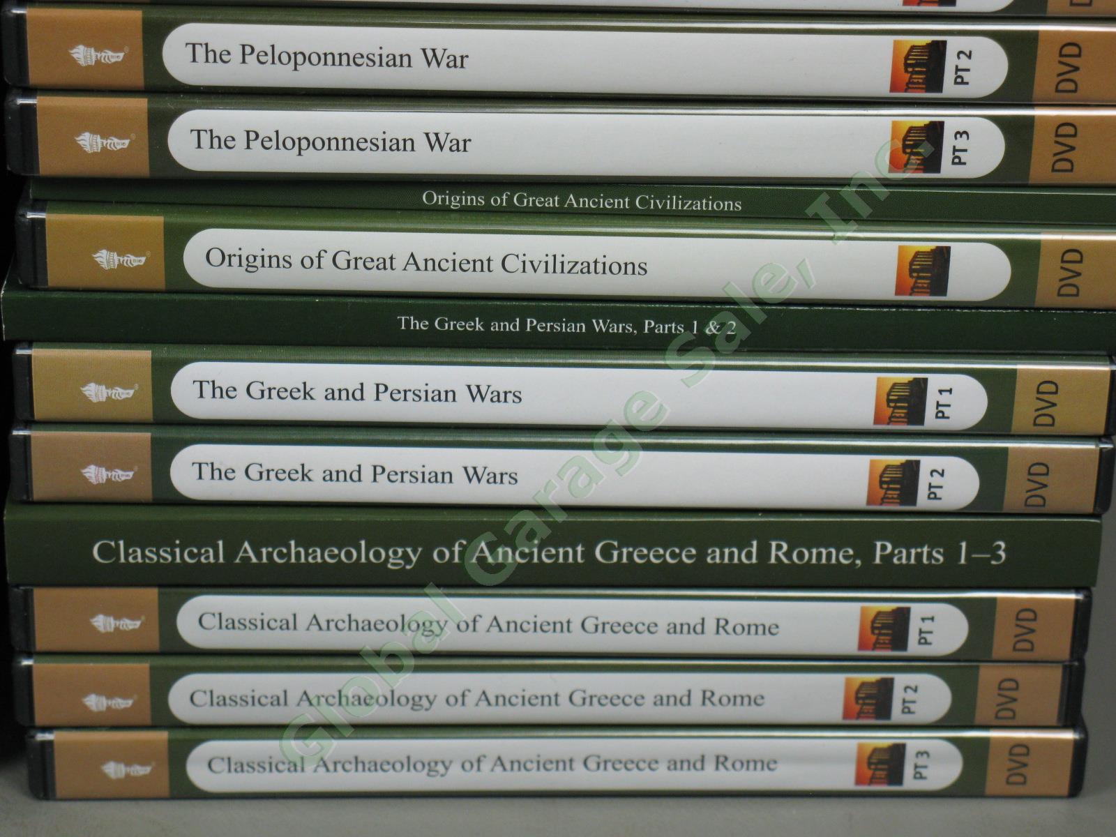Teaching Company Great Courses DVD/CD Lot Ancient History Greek Roman Crusades + 3