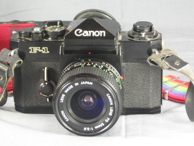 Canon F-1 Camera + Motor Drive + 100-300mm Zoom Lens NR 1