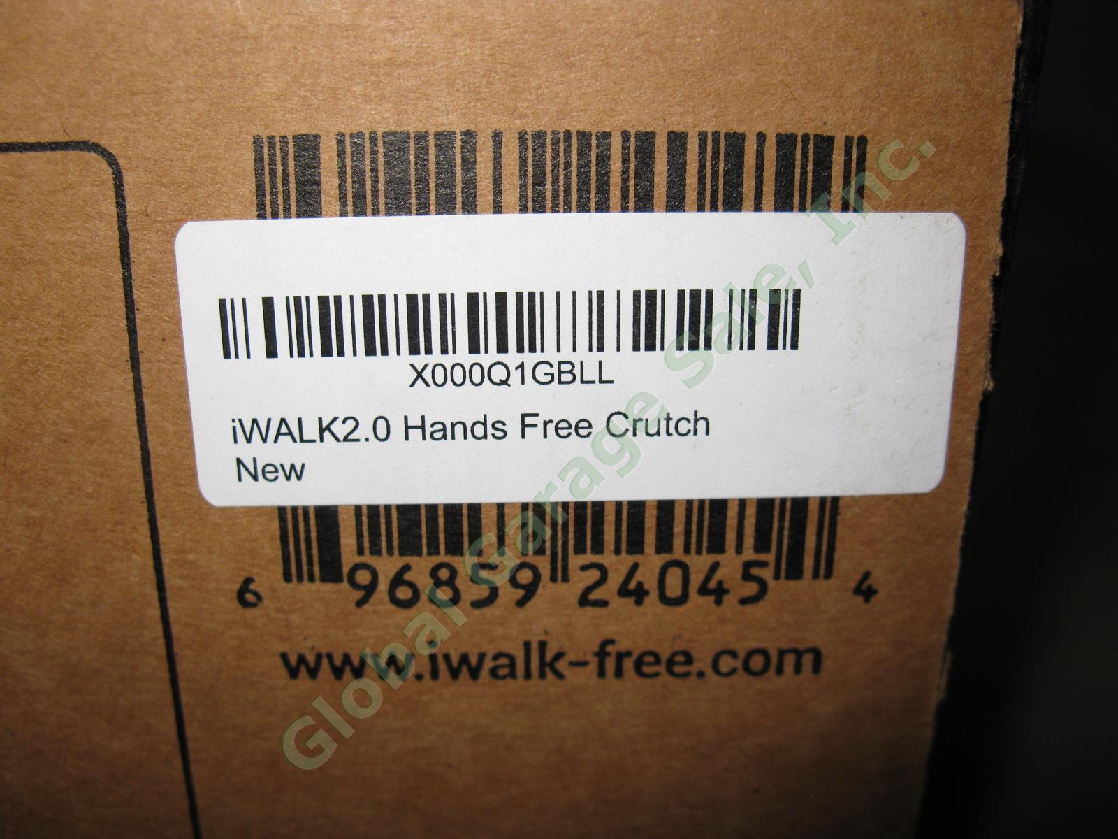 iWalk 2.0 Hands Free Adjustable Pirate Peg Leg Support Knee Crutch Walker W/ Box 5