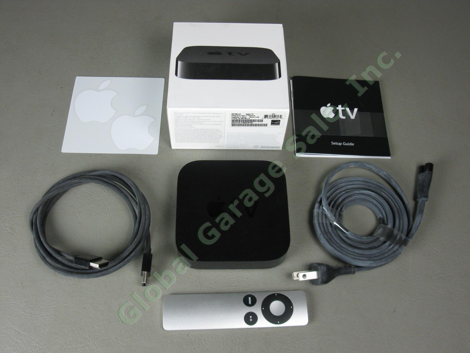 Apple TV 1080p Model A1469 3rd Gen Generation MD199LL/A 1 Owner Orig Box NO RES
