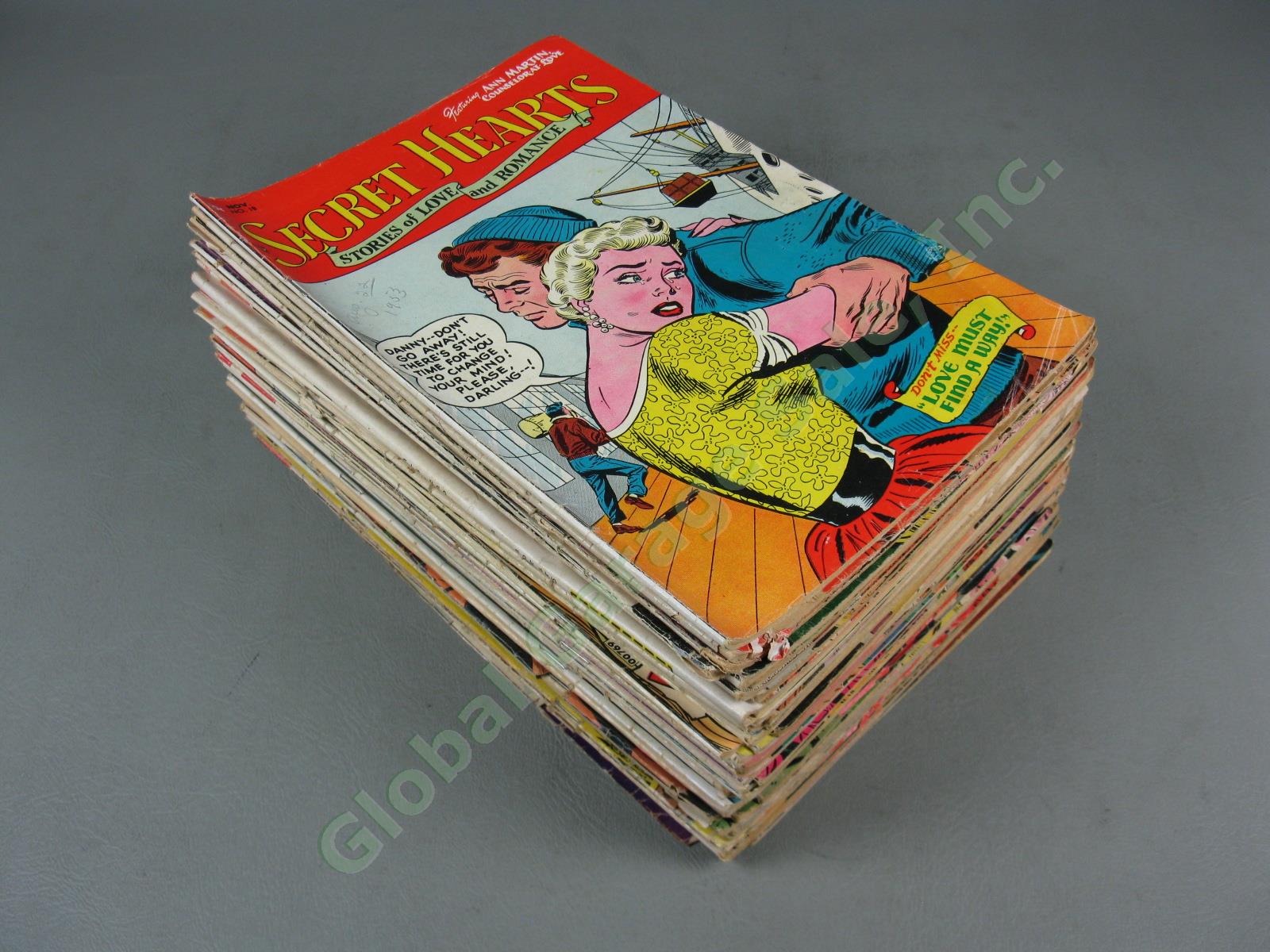 Huge Vtg Comic Lot Young Romance Teen-Age Girls Love Marriage Diary 1950s-
