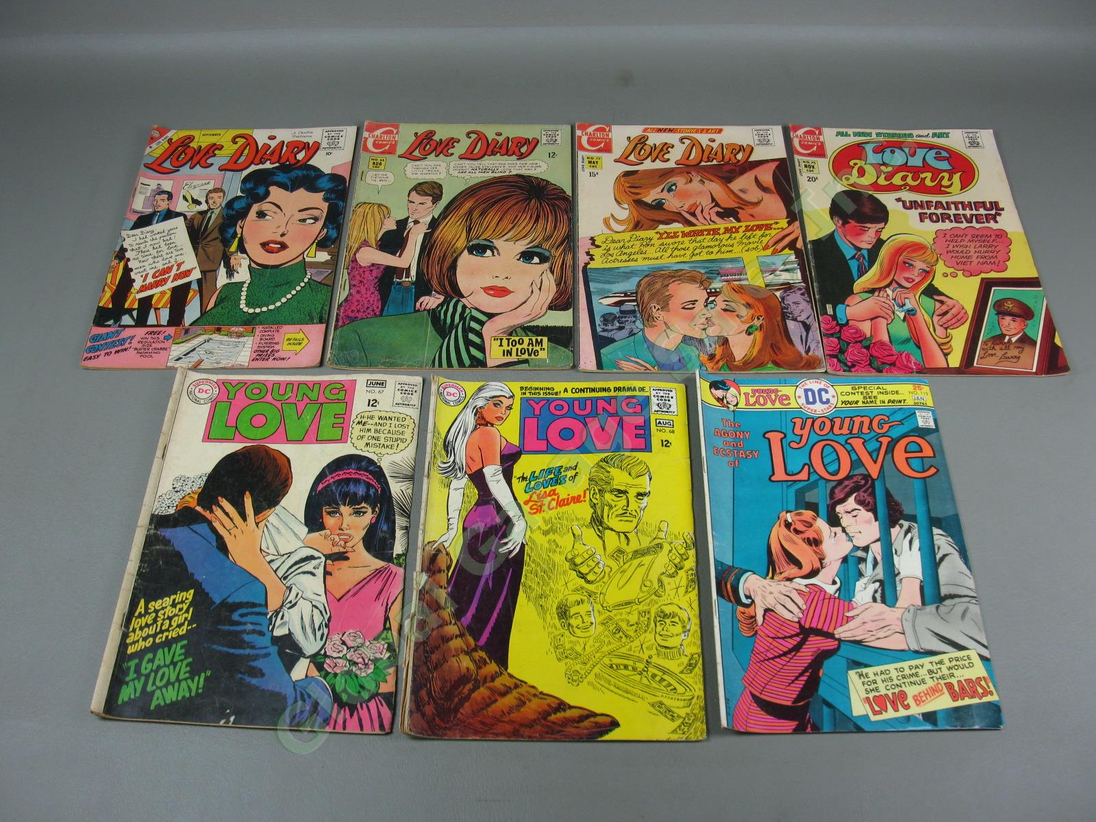 Huge Vtg Comic Lot Young Romance Teen-Age Girls Love Marriage Diary 1950s- 3