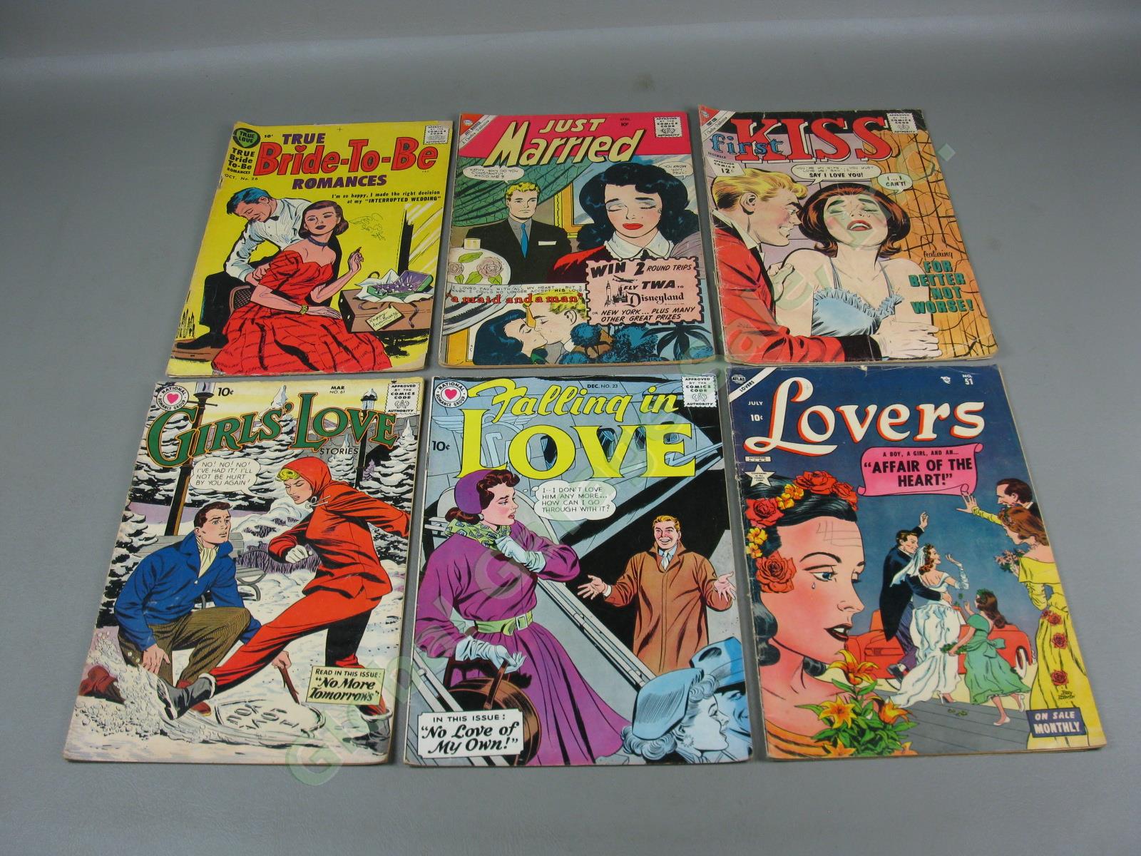 Huge Vtg Comic Lot Young Romance Teen-Age Girls Love Marriage Diary 1950s- 7