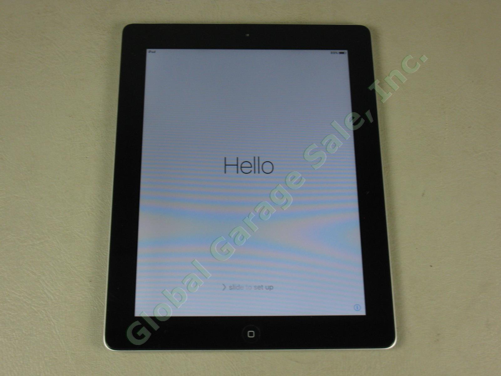 Apple iPad 2 Black Tablet 16GB Wifi Works Great MC770LL/A A1395 NO RESERVE PRICE