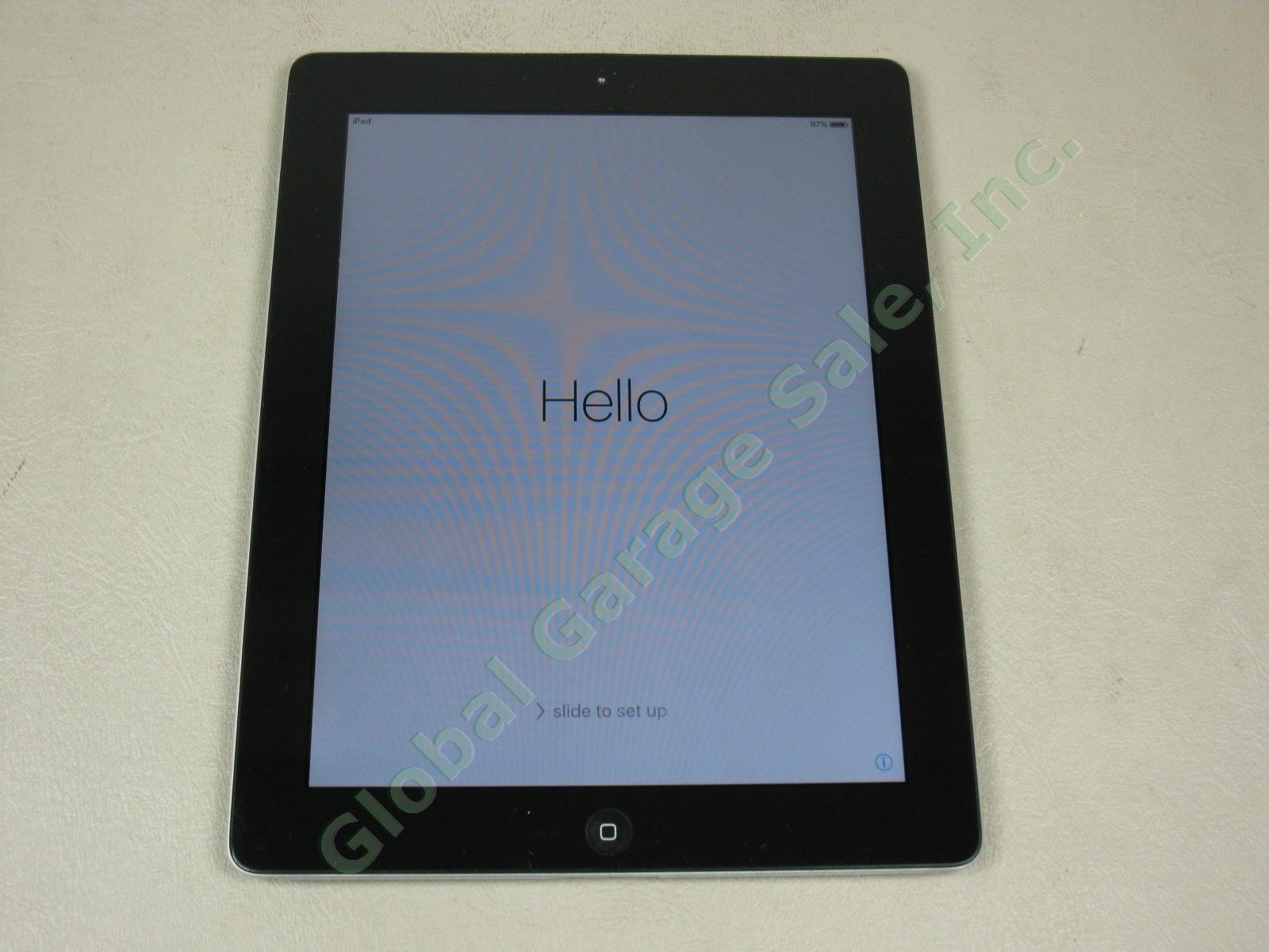 Apple iPad 2 Black Tablet 16GB Wifi Works Great Model MC770LL/A A1395 No Reserve