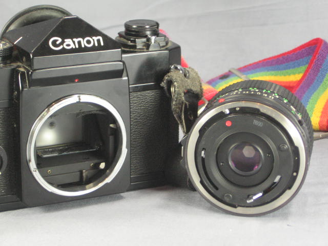 Canon F-1 Camera + Motor Drive + 100-300mm Zoom Lens NR 5