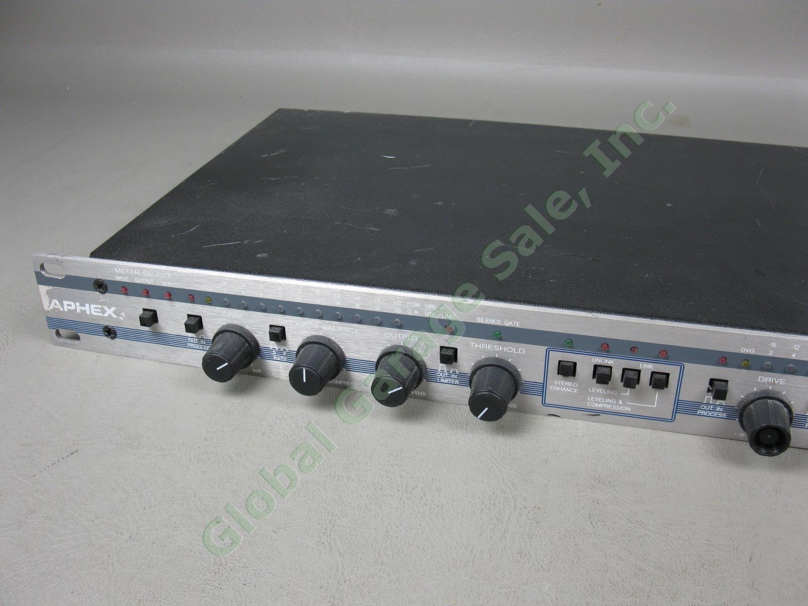 Aphex Compellor 320A Dual Channel Rack Mount Audio Compressor Leveler Limiter NR 1