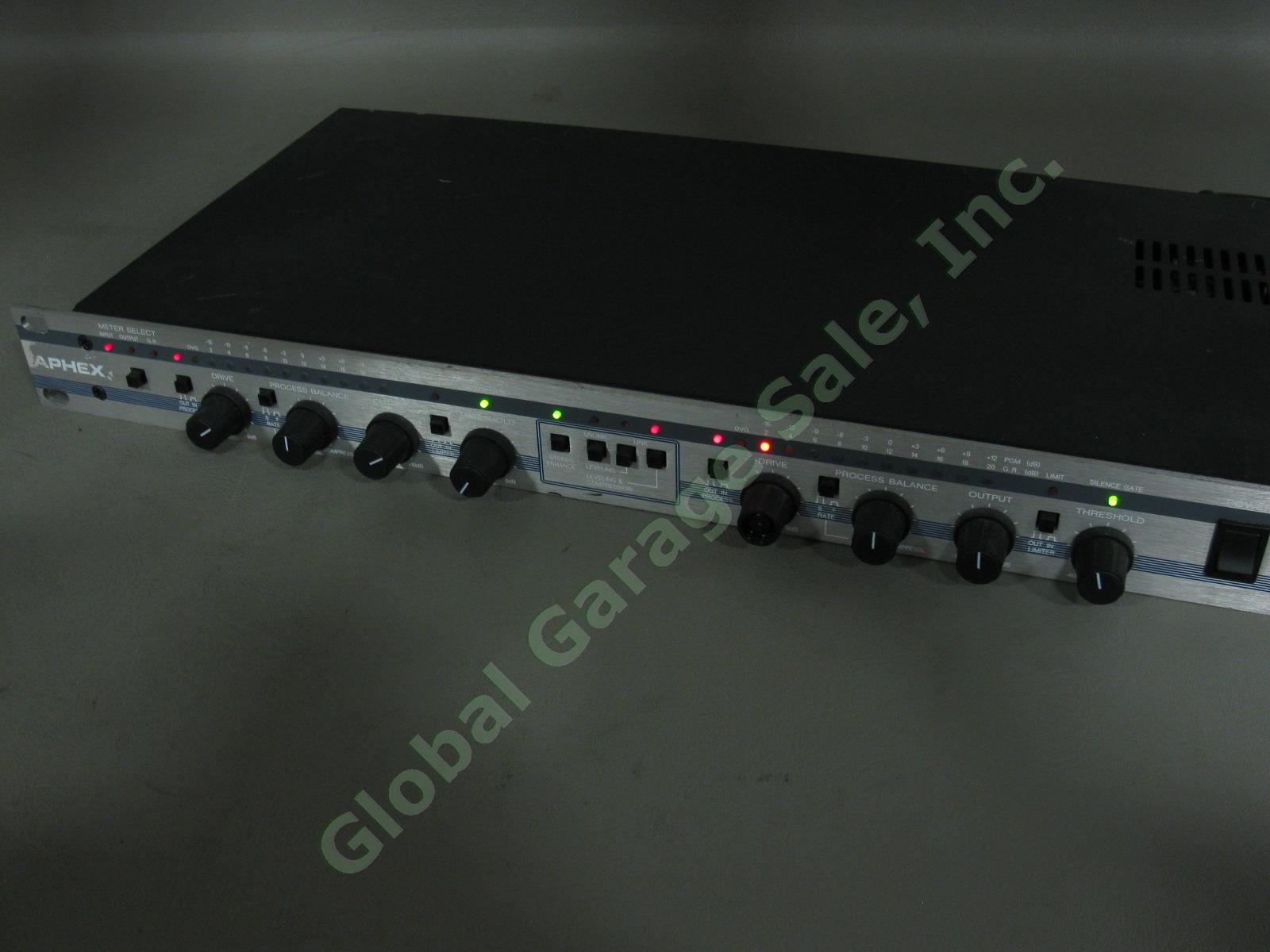 Aphex Compellor 320A Dual Channel Rack Mount Audio Compressor Leveler Limiter NR 3
