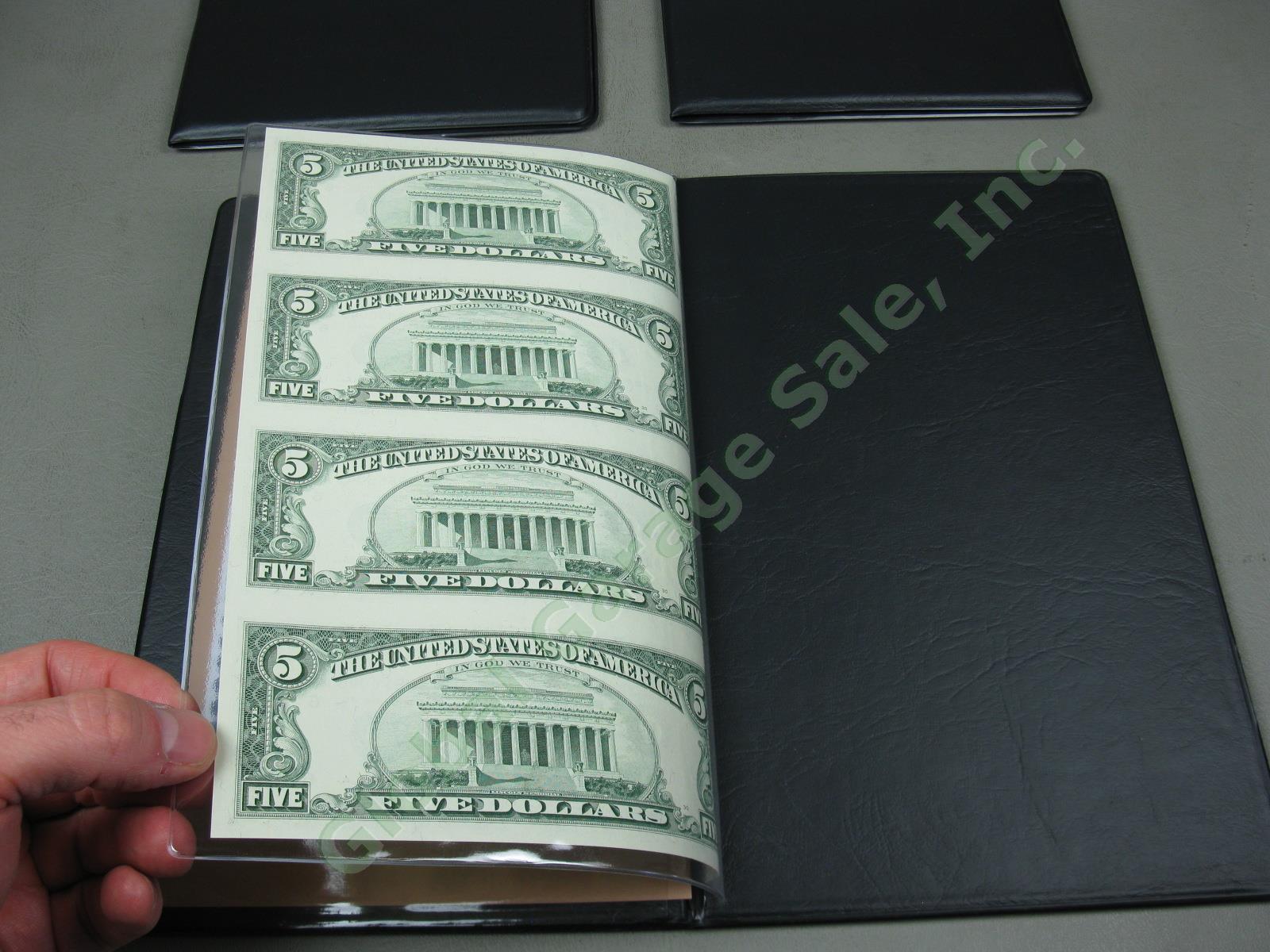 4 World Reserve Monetary Exchange Uncut Sheet US Bill Note Album Book Sets $1-20 4