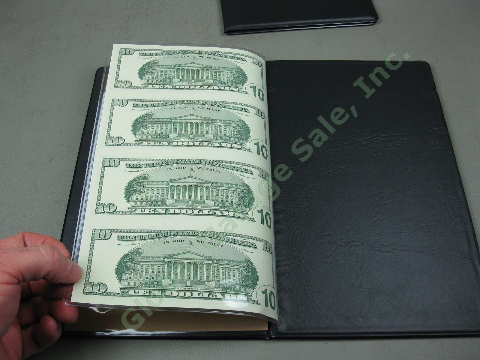 4 World Reserve Monetary Exchange Uncut Sheet US Bill Note Album Book Sets $1-20 6