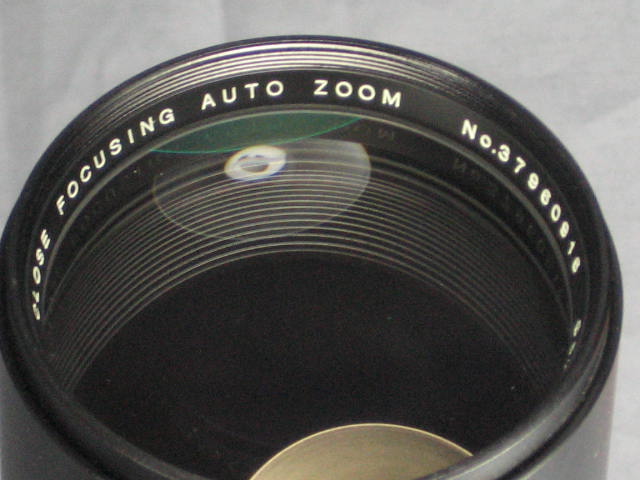 Canon F-1 Camera + Motor Drive + 100-300mm Zoom Lens NR 7