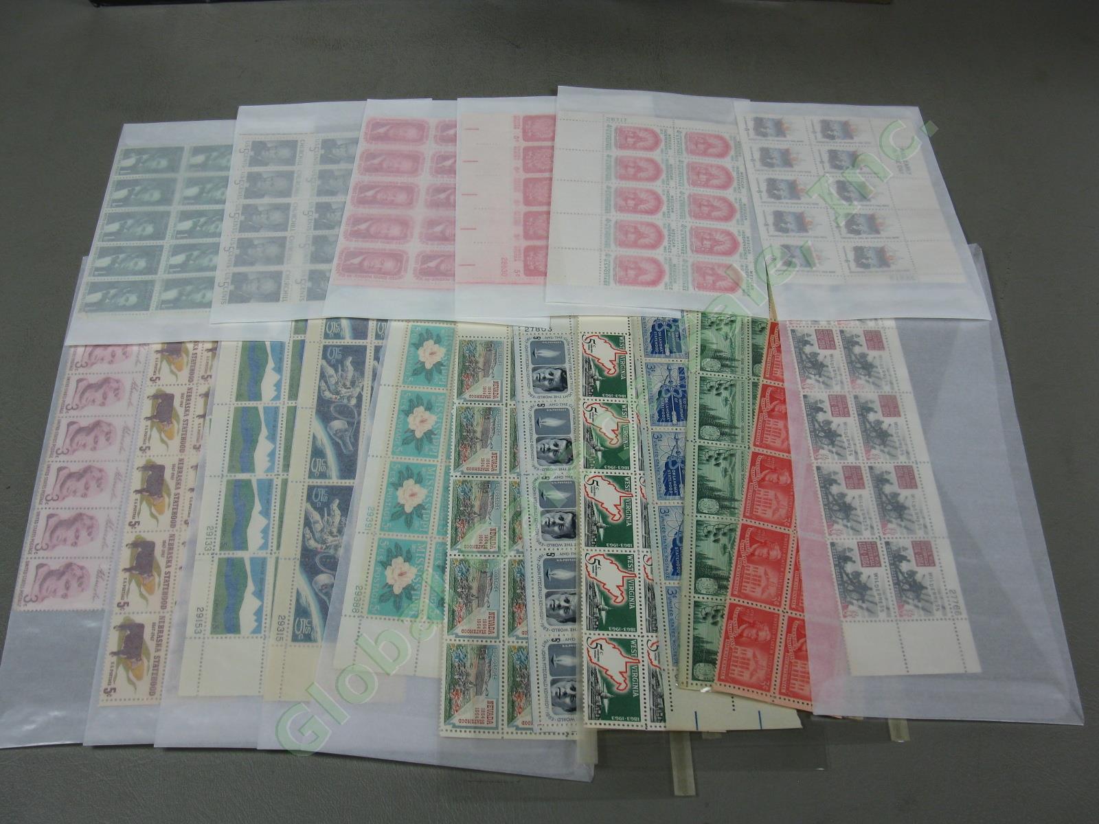 HUGE LOT ~800 Mixed Vtg FDC + US Stamp Plate Block Sheet Collection 1953-1975 NR 3