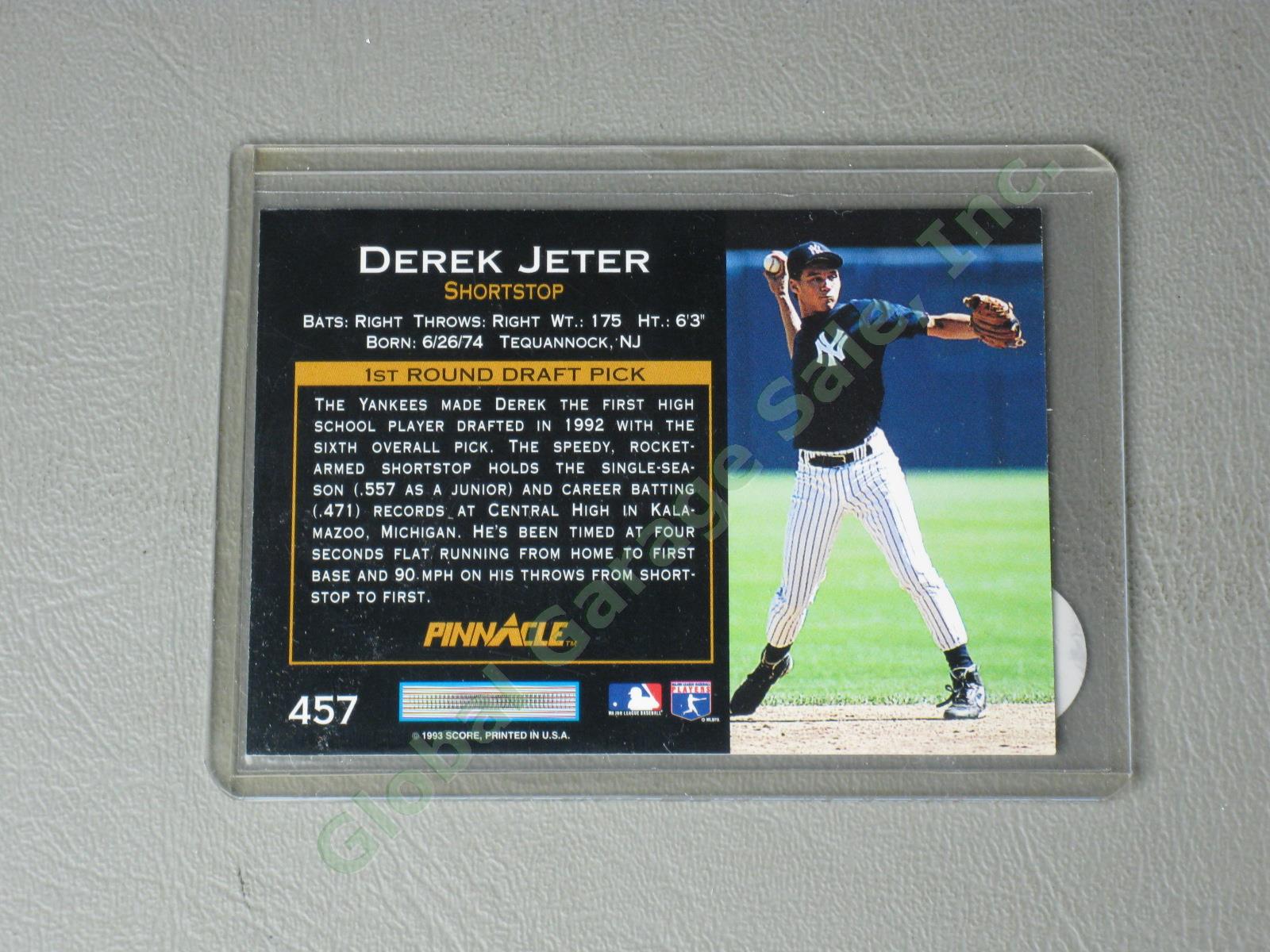 39 Derek Jeter Rookie + Prospect Cards Lot Upper Deck 449 Pinnacle 457 Topps 98 2