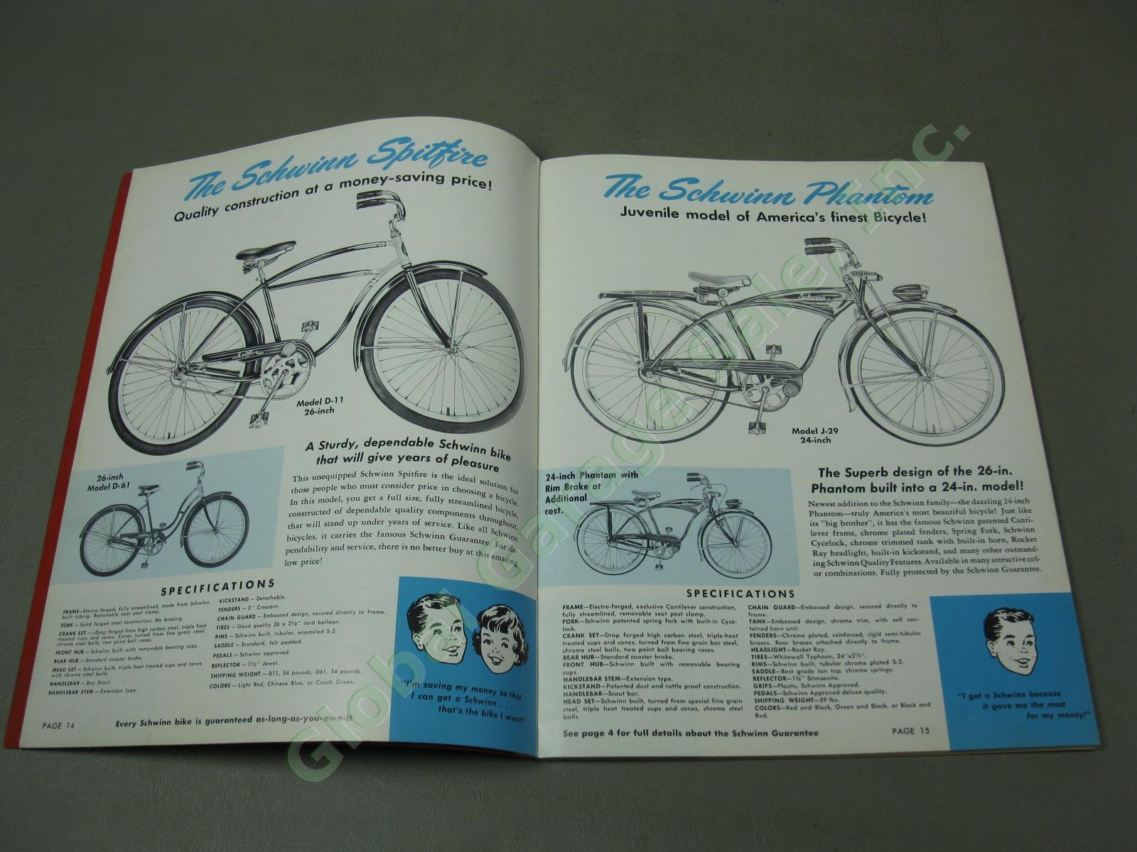 Vtg 1960s Arnold Schwinn Bicycle Dealer Part Accessory Service Manual Binder Lot 3