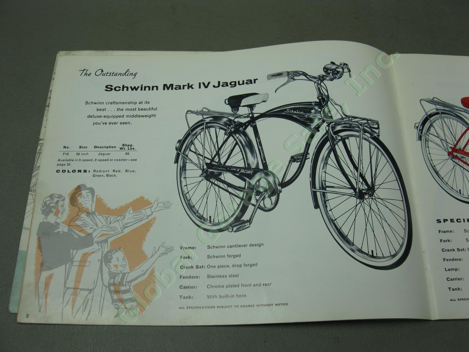 Vtg 1960s Arnold Schwinn Bicycle Dealer Part Accessory Service Manual Binder Lot 6
