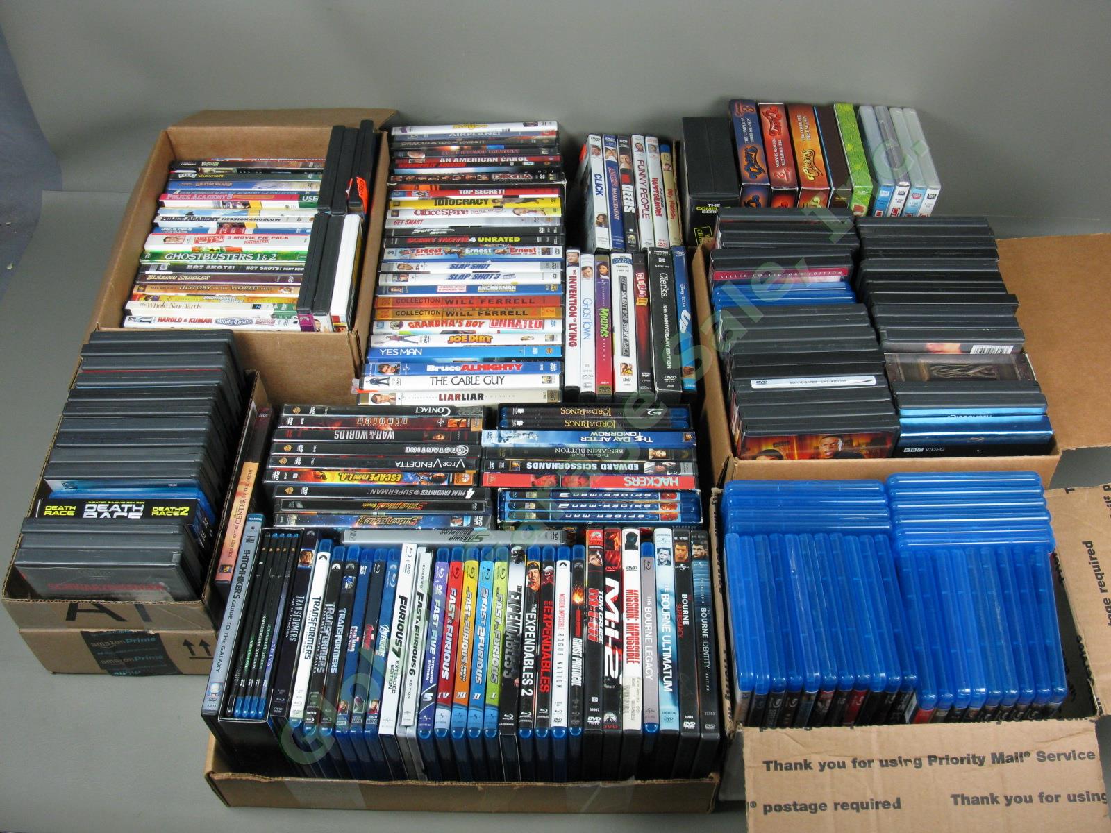 HUGE Mixed Assorted Blu-Ray DVD Collection Movies TV Series Seasons Box Sets +++
