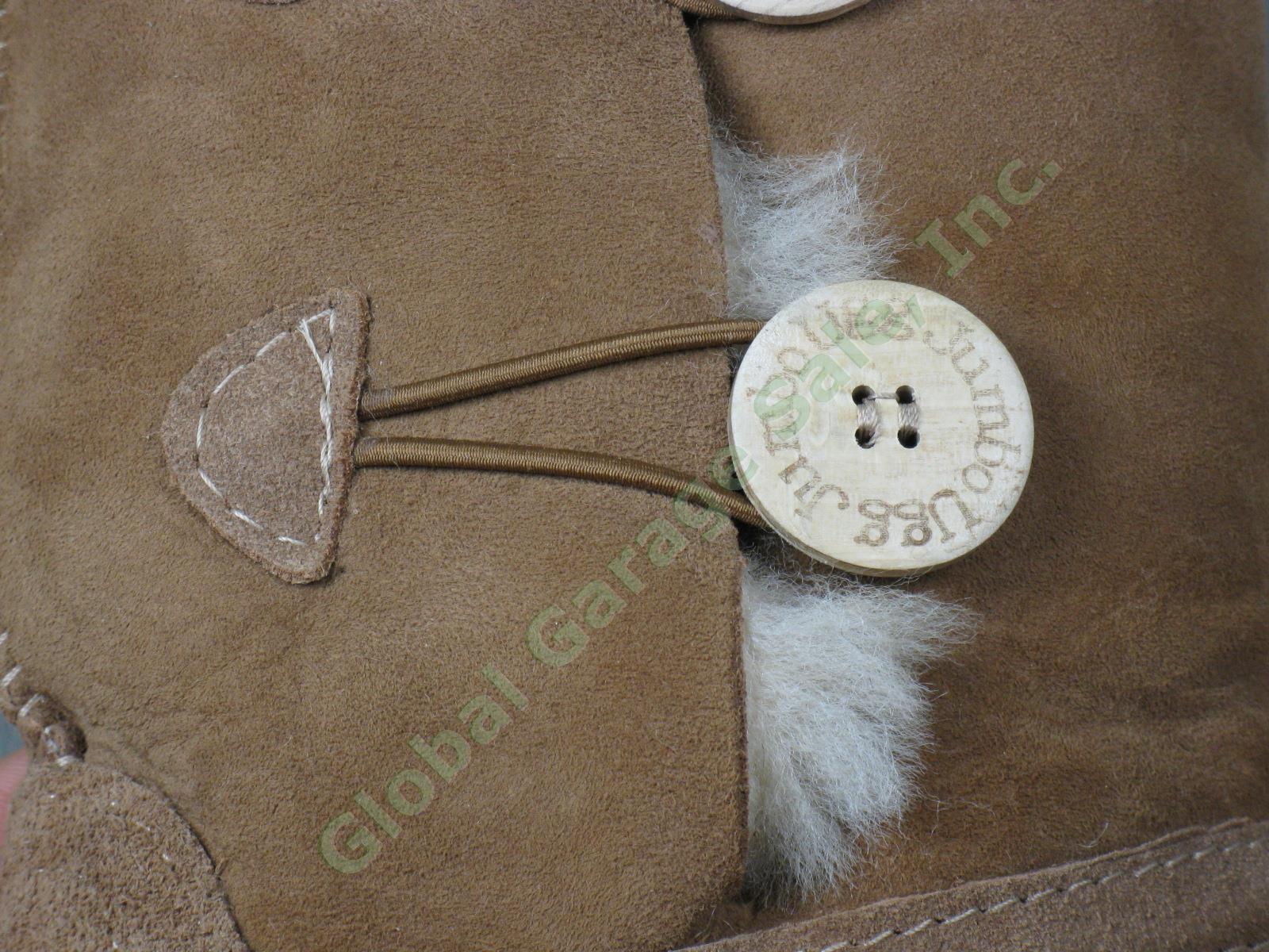 NWT Ladies Womens UGG Sheepskin Tall Button Boots w/Tags US 5-6 5.5 UK 3 EU 35.5 6