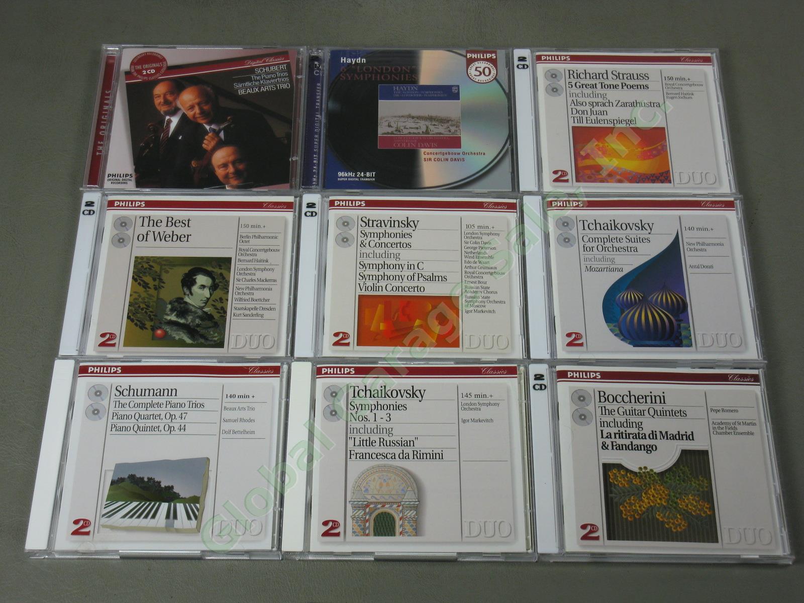 56 Classical Music CDs Lot Philips Label Mozart Dvorak Beethoven Uchida Gergiev 6