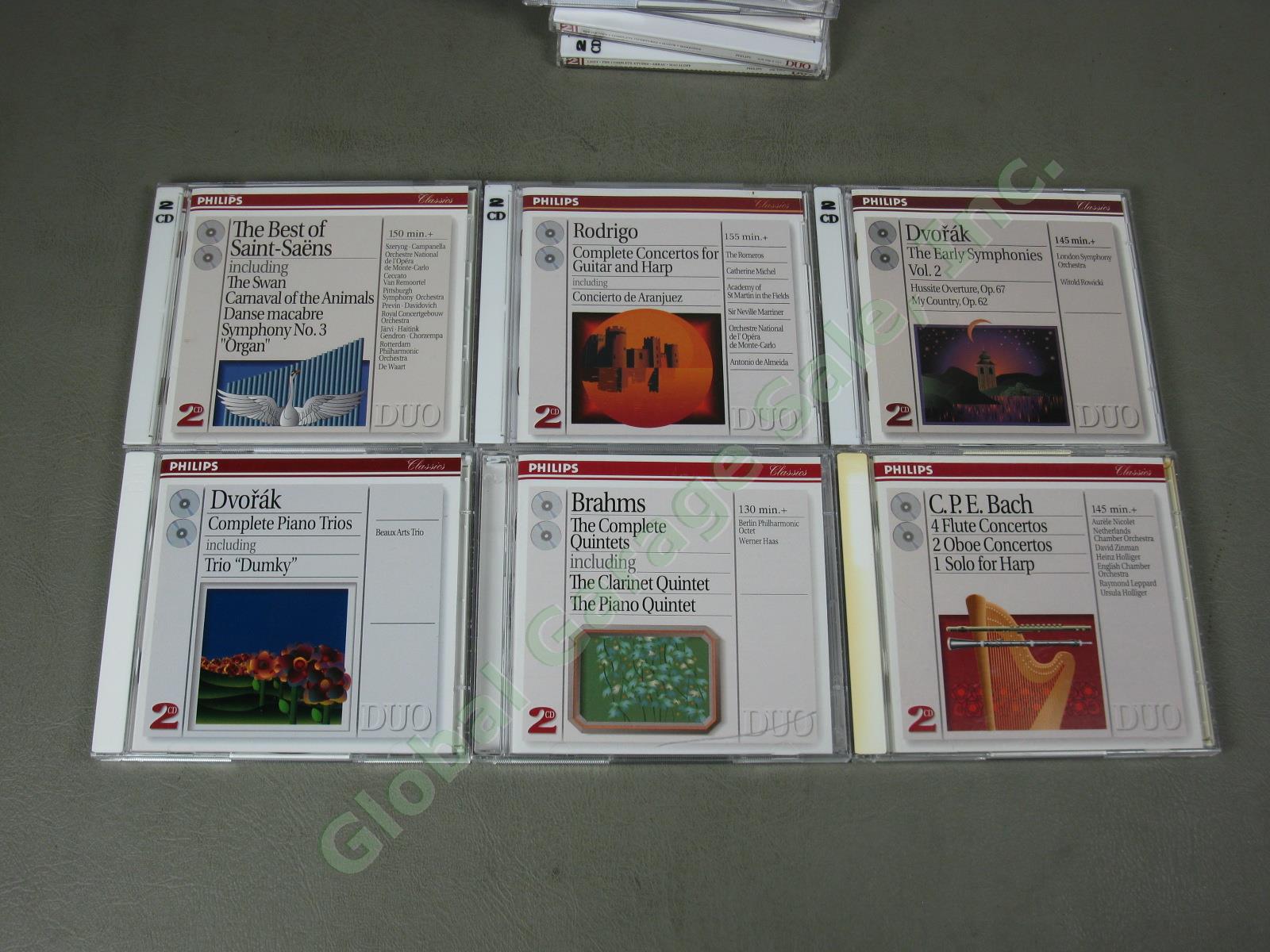 56 Classical Music CDs Lot Philips Label Mozart Dvorak Beethoven Uchida Gergiev 7