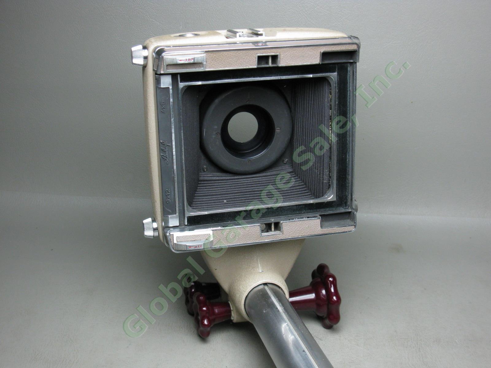 Linhof Technika Large Format 4x5 DBP Monorail Press Portrait Camera No Reserve! 10
