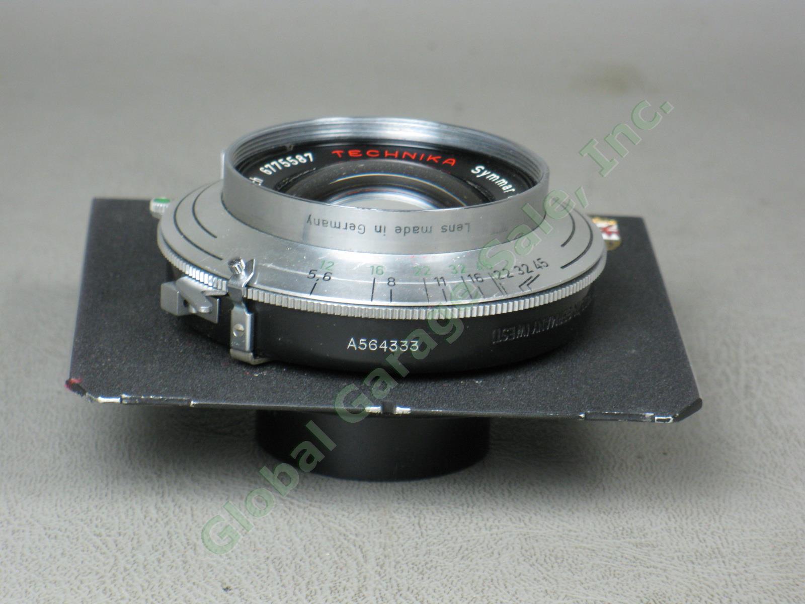 Linhof Technika Symmar 1:5.6 f/5.6 150mm Schneider-Kreuznach Camera Lens 6775587 6